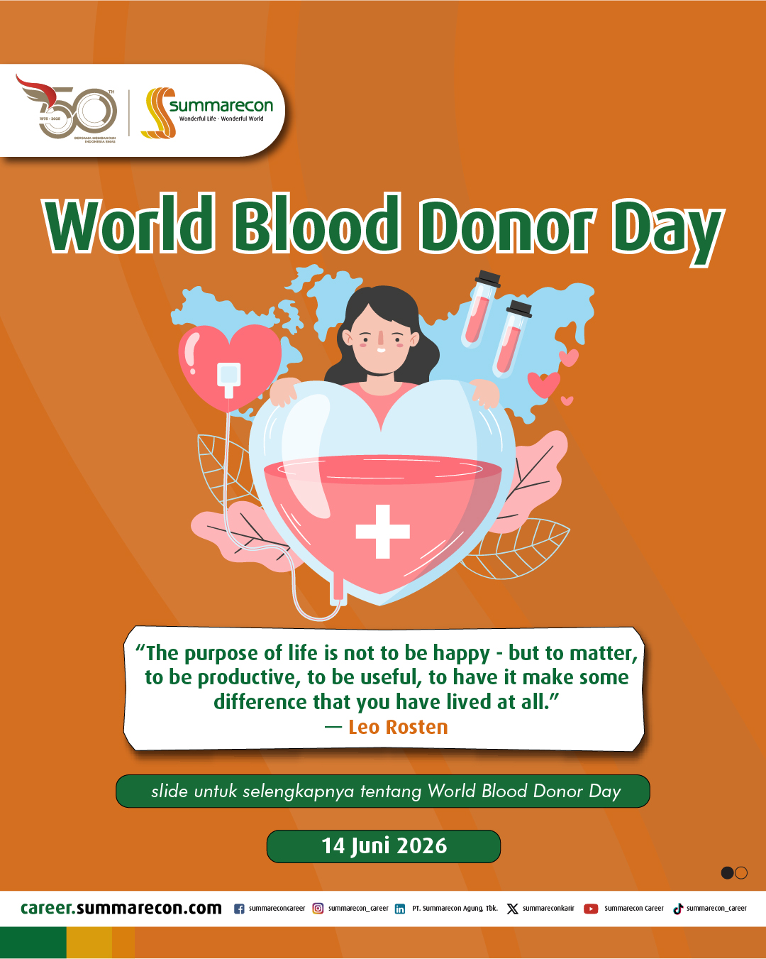World Blood Donor Day