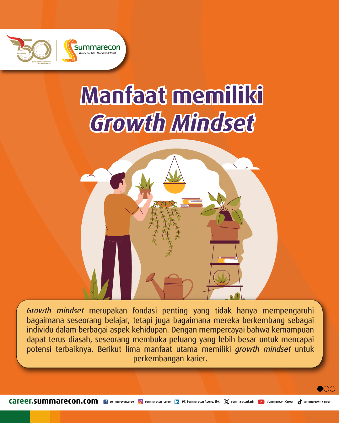 Manfaat memiliki Growth Mindset