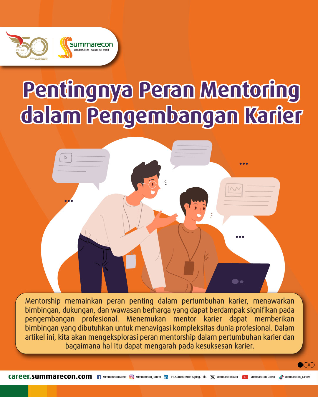 Pentingnya Peran Mentoring dalam Pengembangan Karier