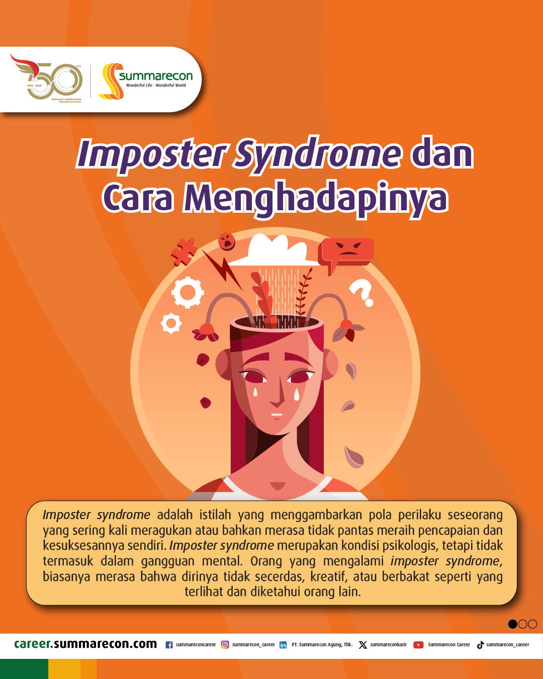 Impostor syndrome dan Cara Menghadapinya