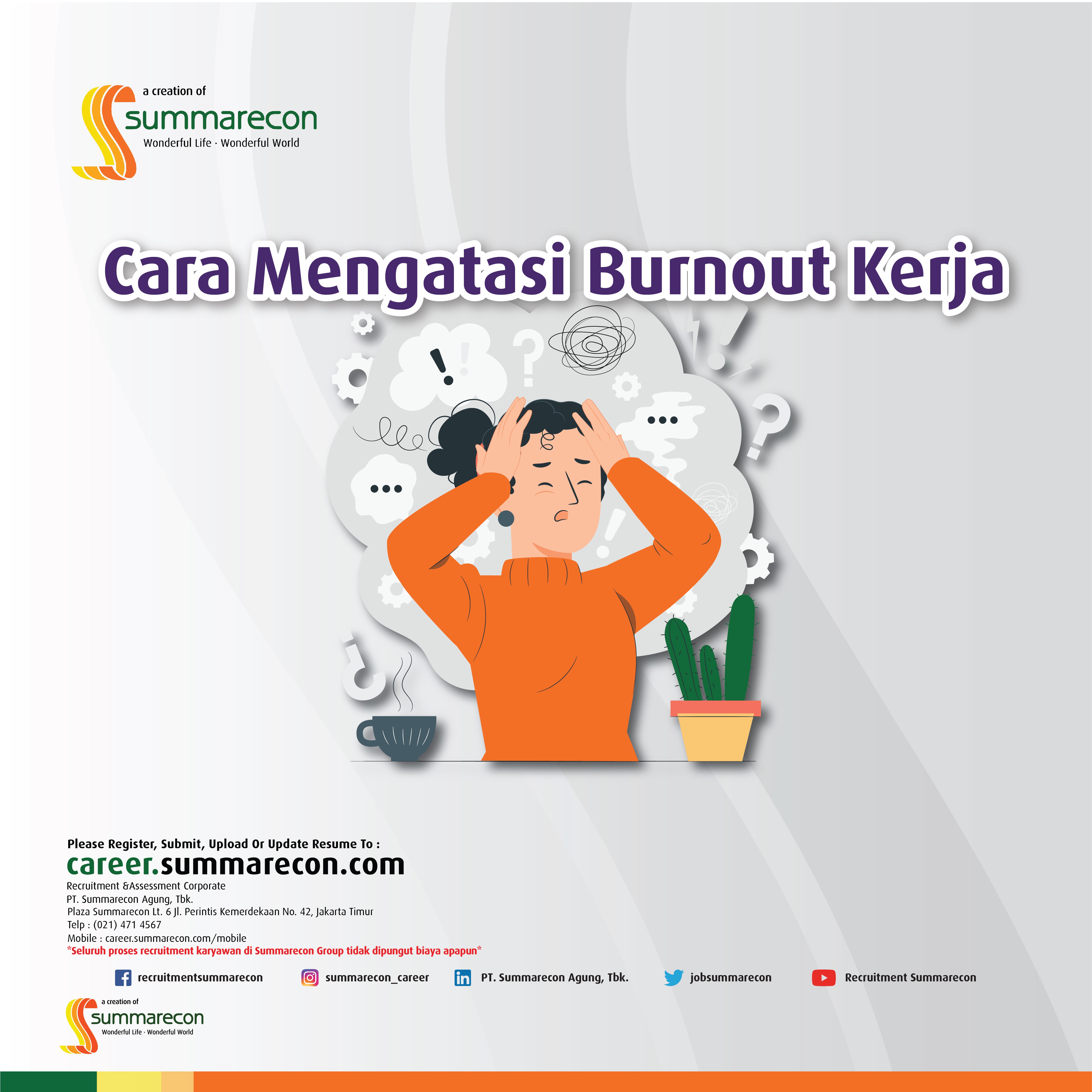 Cara Mengatasi Burn Out Kerja