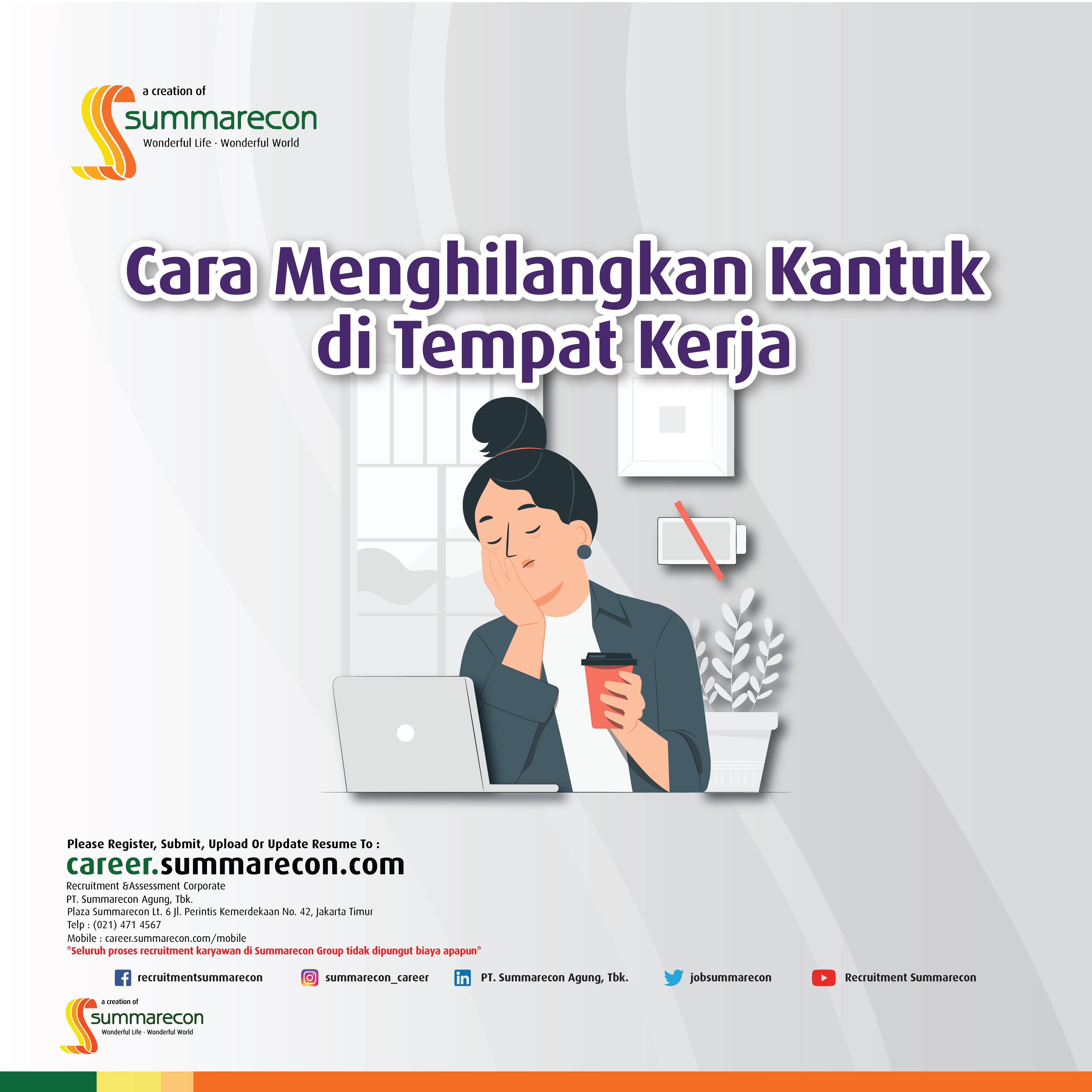 Cara Menghilangkan Kantuk di Tempat Kerja