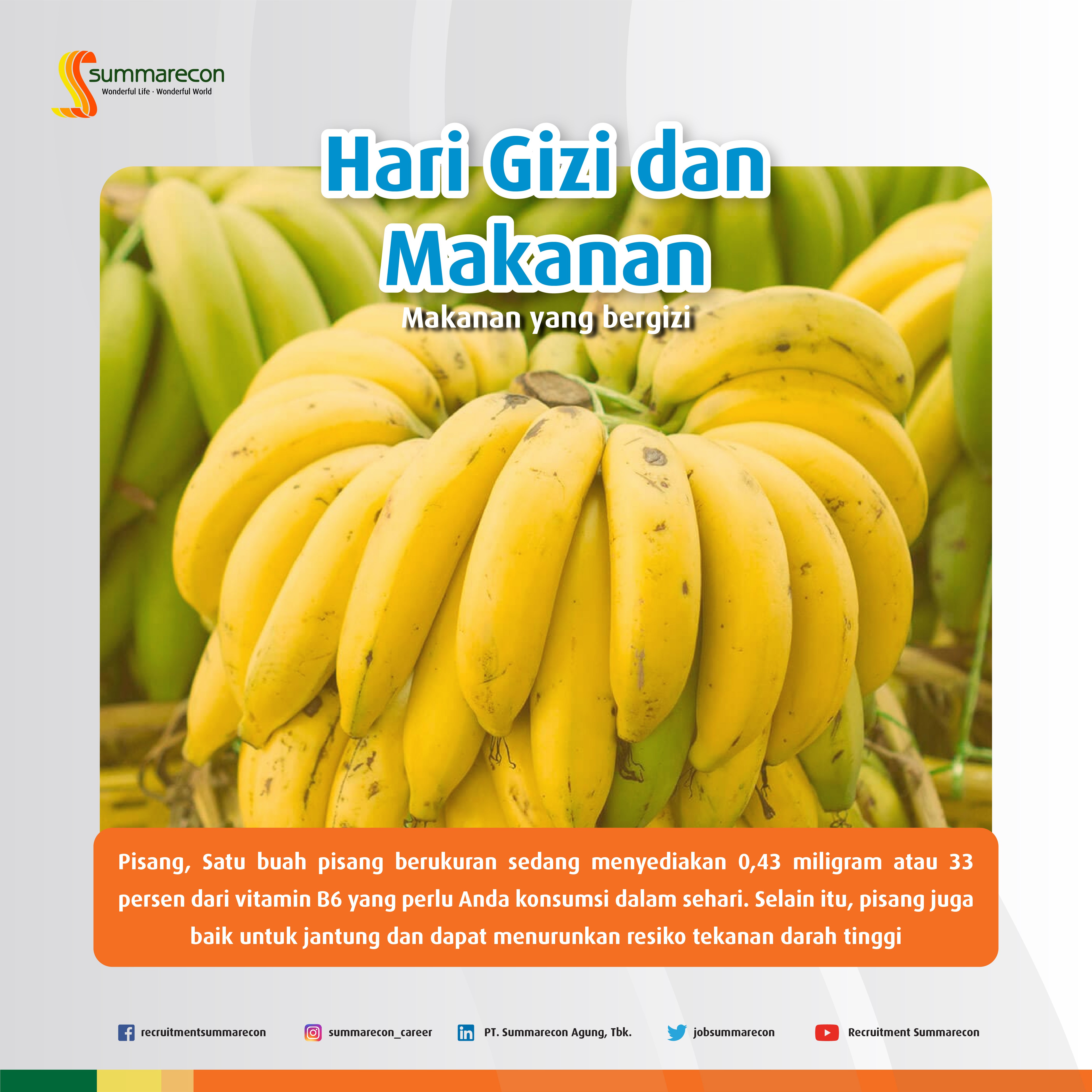 Hari Gizi dan Makanan - Makanan yang Bergizi (2/10)