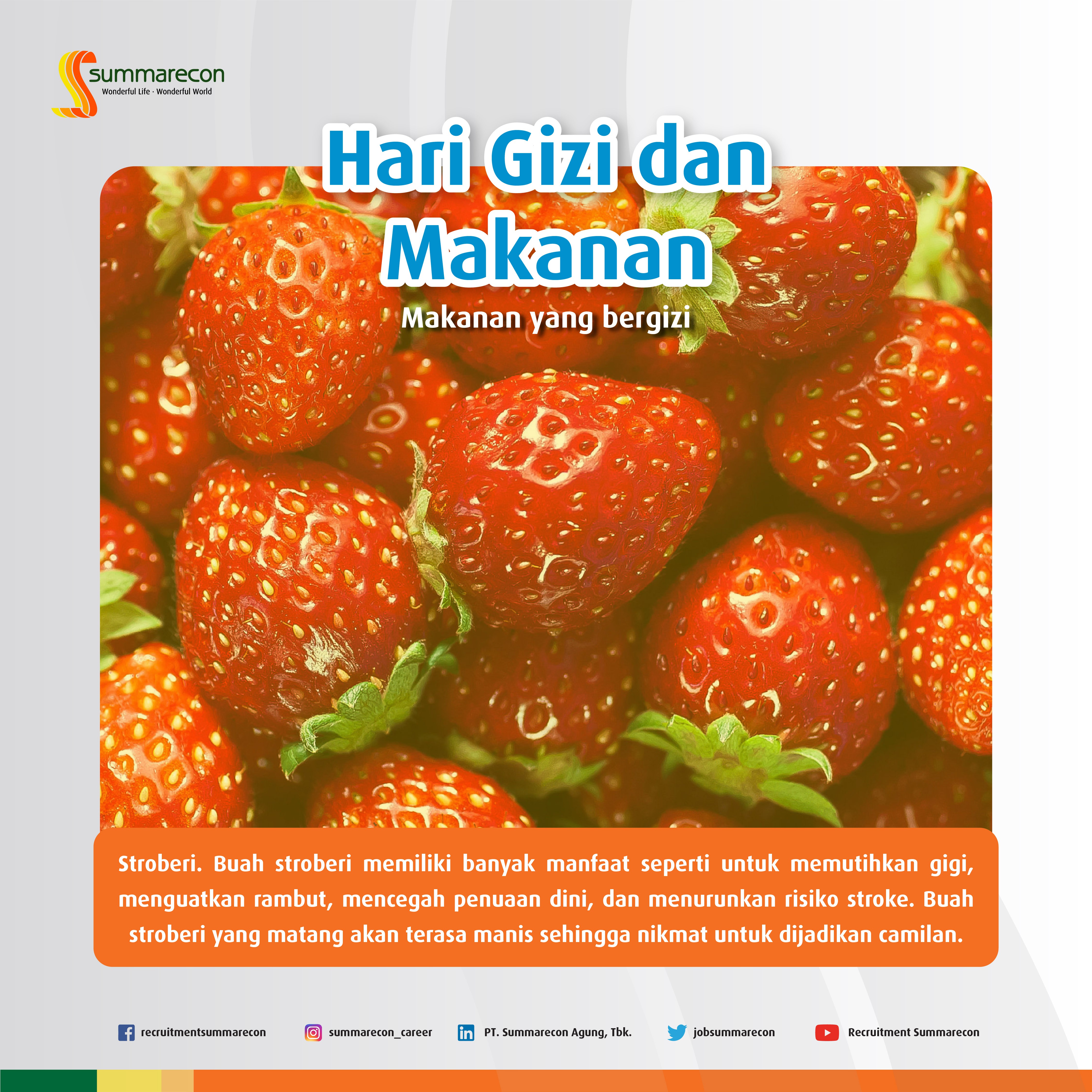 Hari Gizi dan Makanan - Makanan yang Bergizi (3/10)