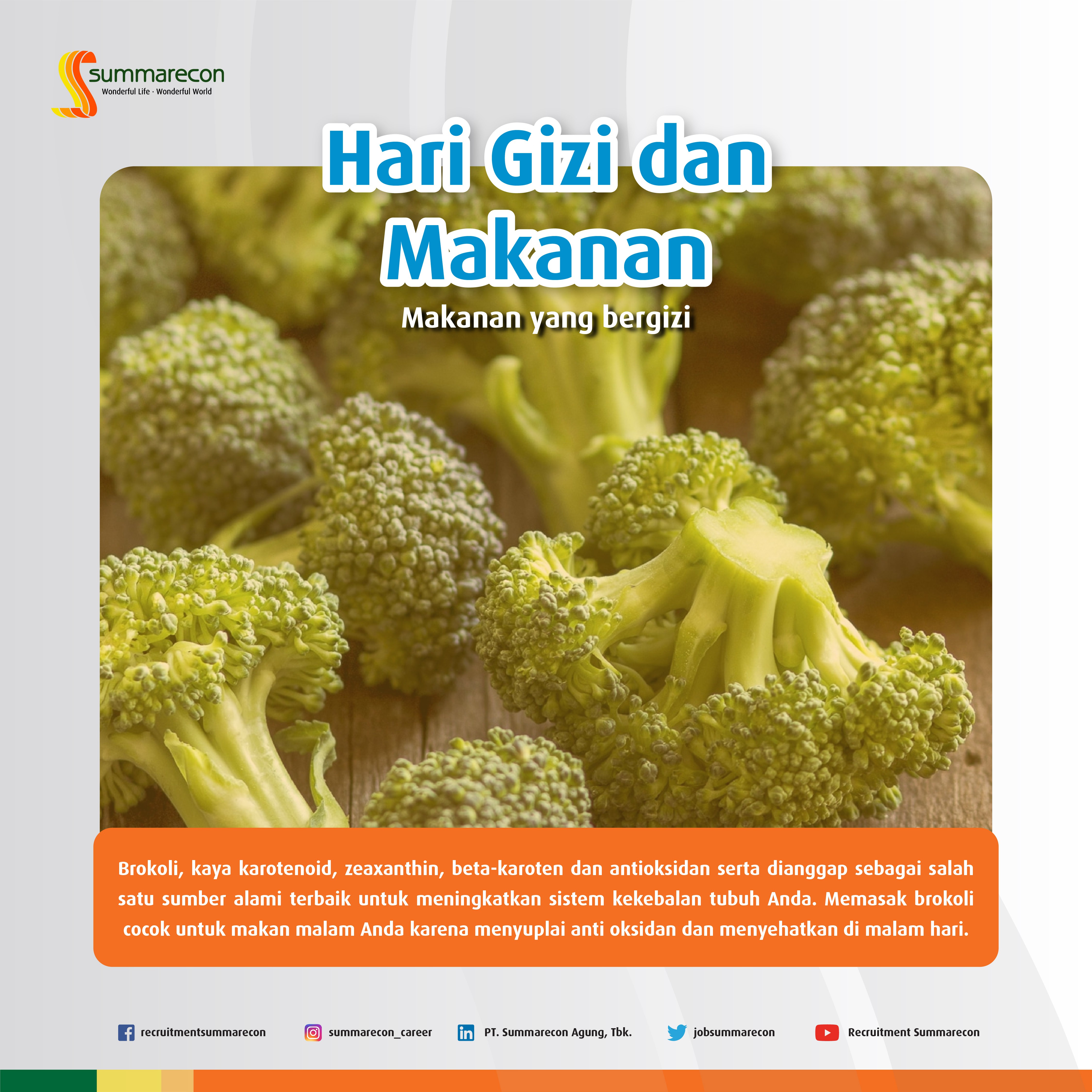 Hari Gizi dan Makanan - Makanan yang Bergizi (4/10)