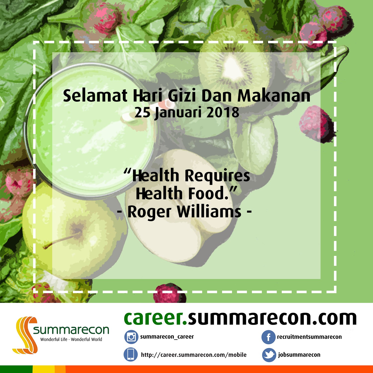 Hari Gizi dan Makanan