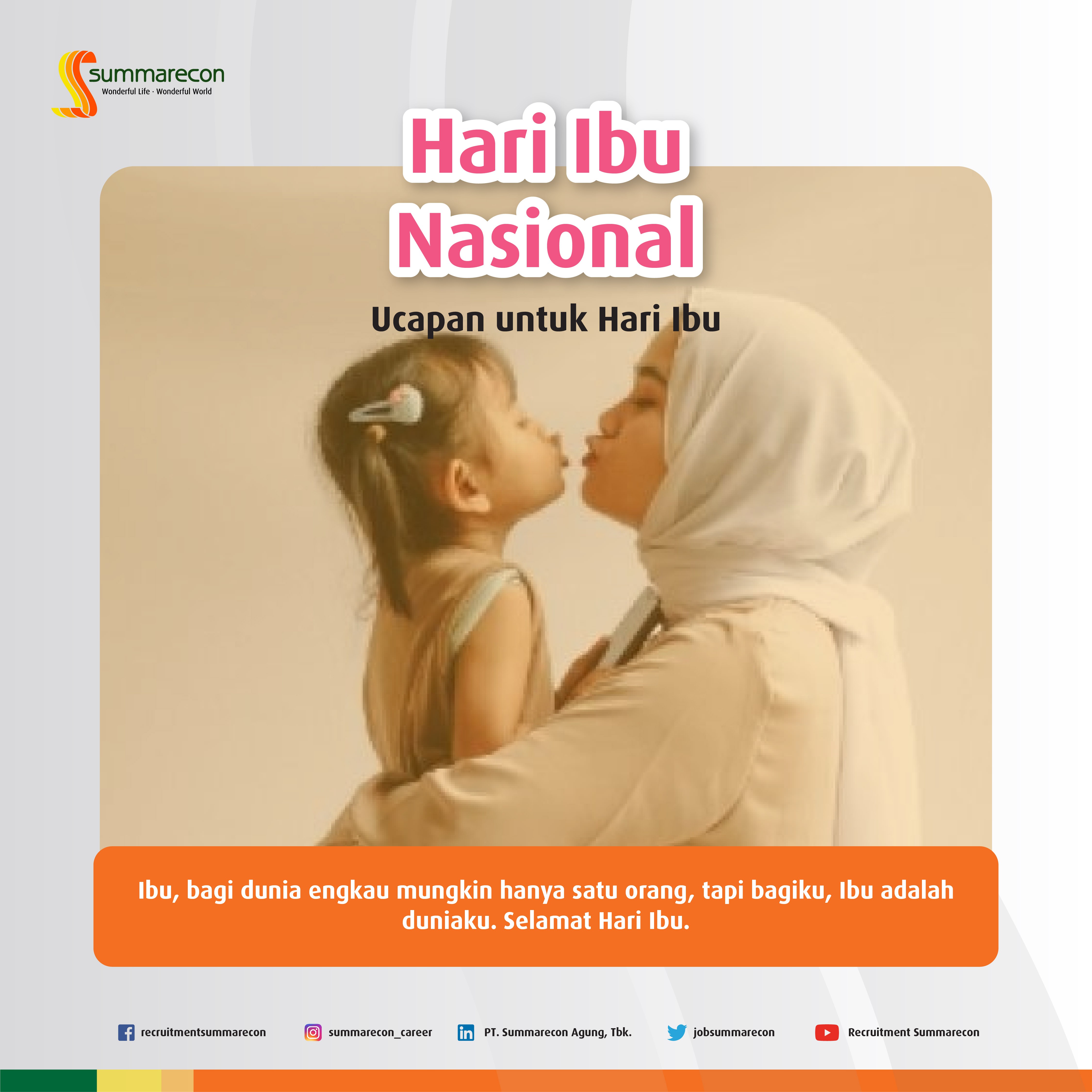 Hari Ibu Nasional - Ucapan untuk Hari Ibu (4/6)