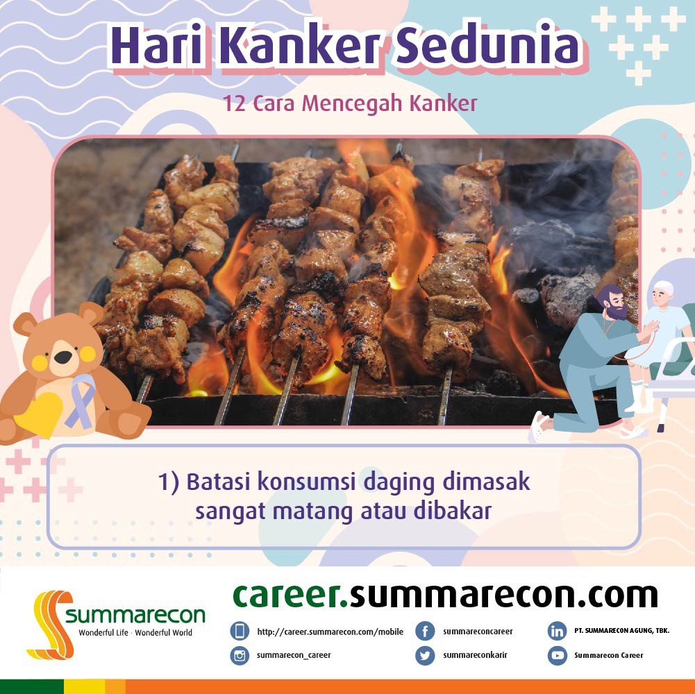Hari Kanker Sedunia - 12 Cara Mencegah Kanker (1/12)