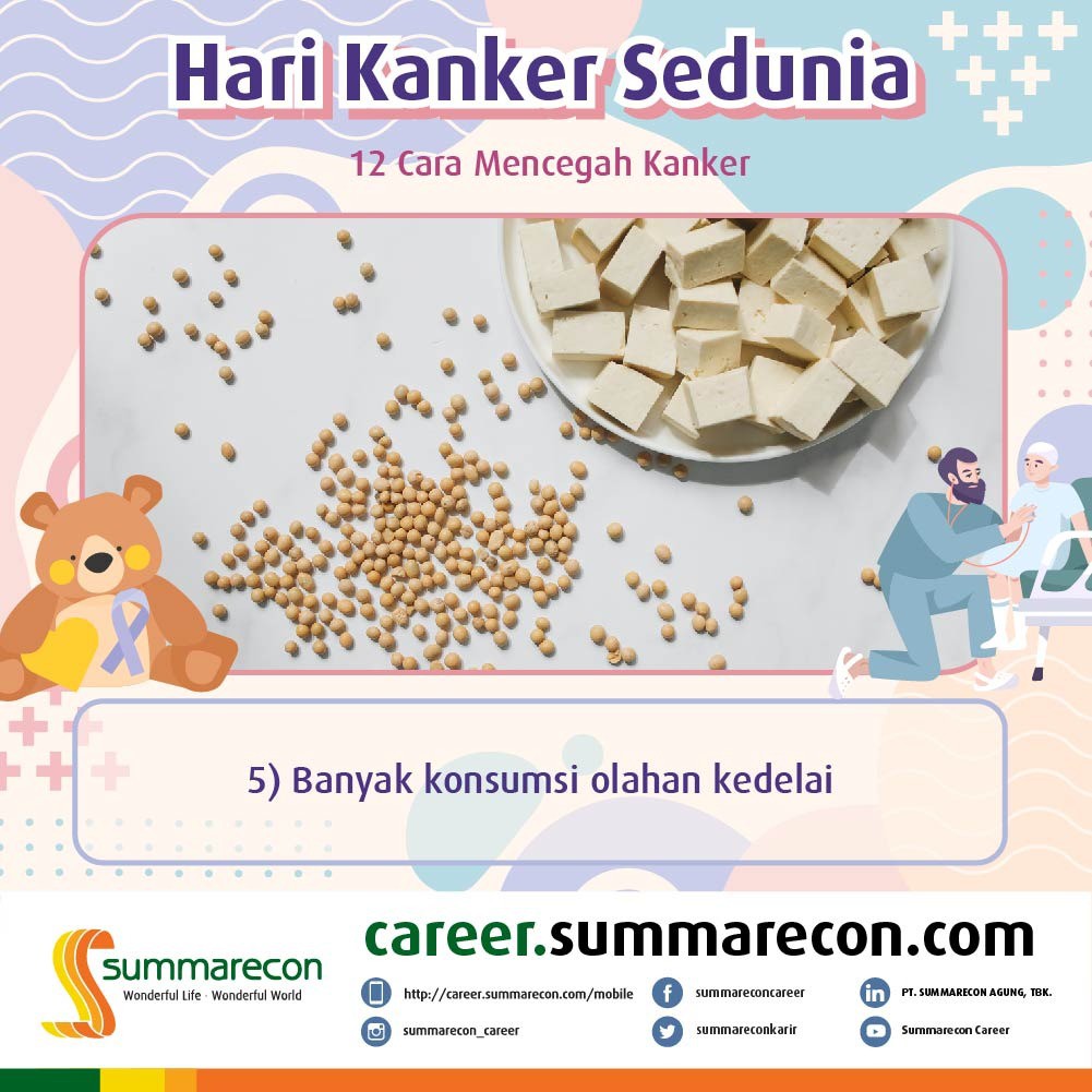 Hari Kanker Sedunia - 12 Cara Mencegah Kanker (5/12)