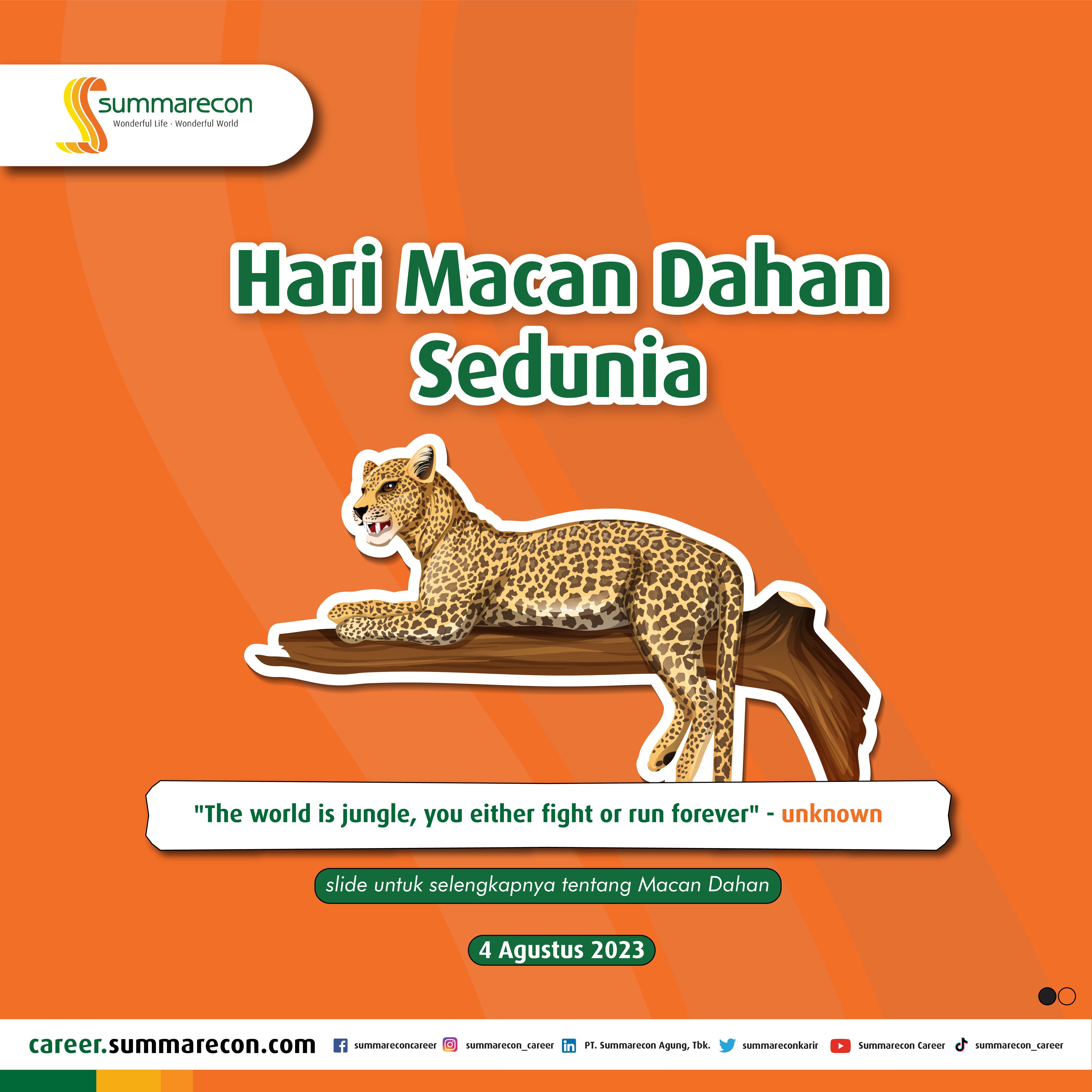 Hari Macan Dahan Sedunia