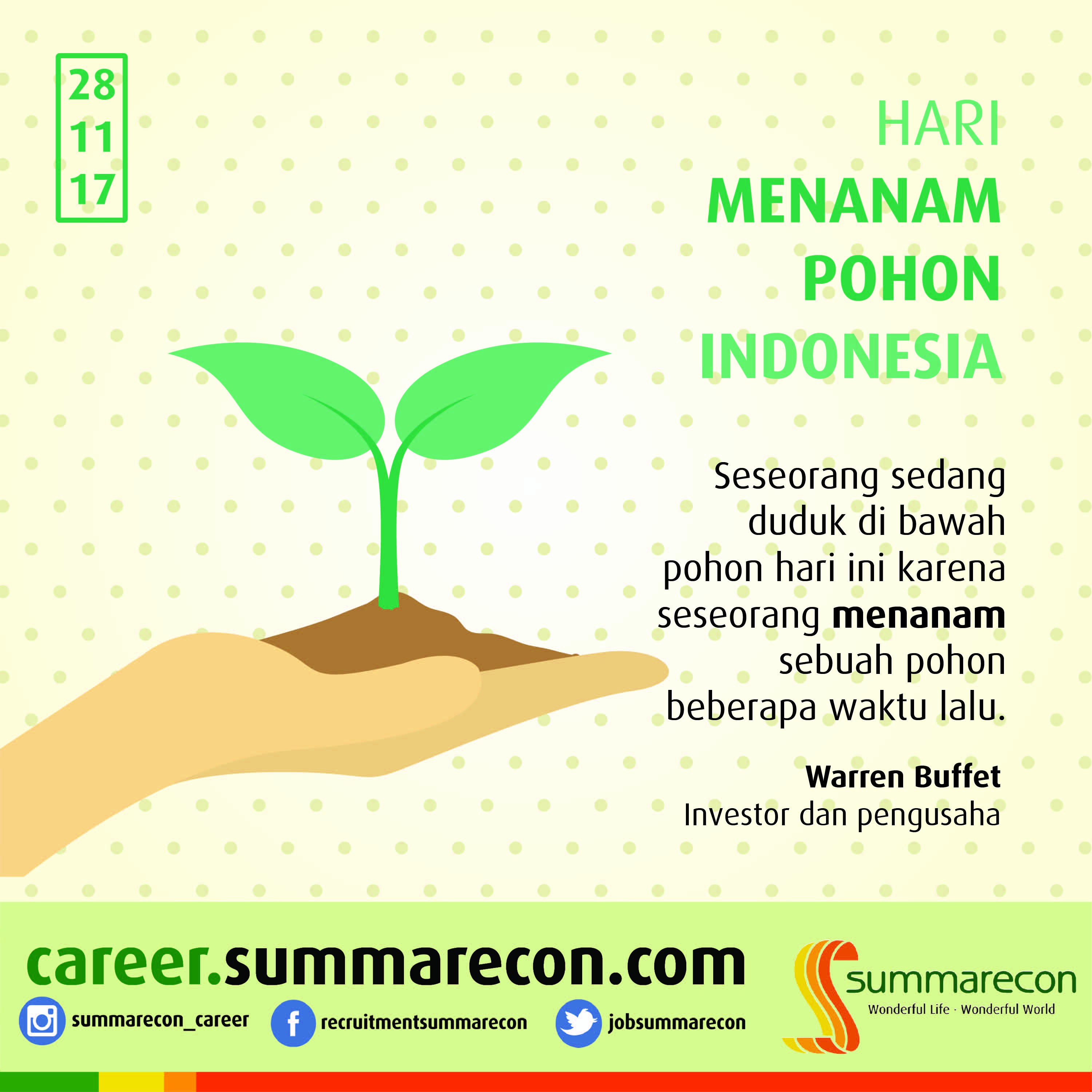 Hari Menanam Pohon Indonesia 2018