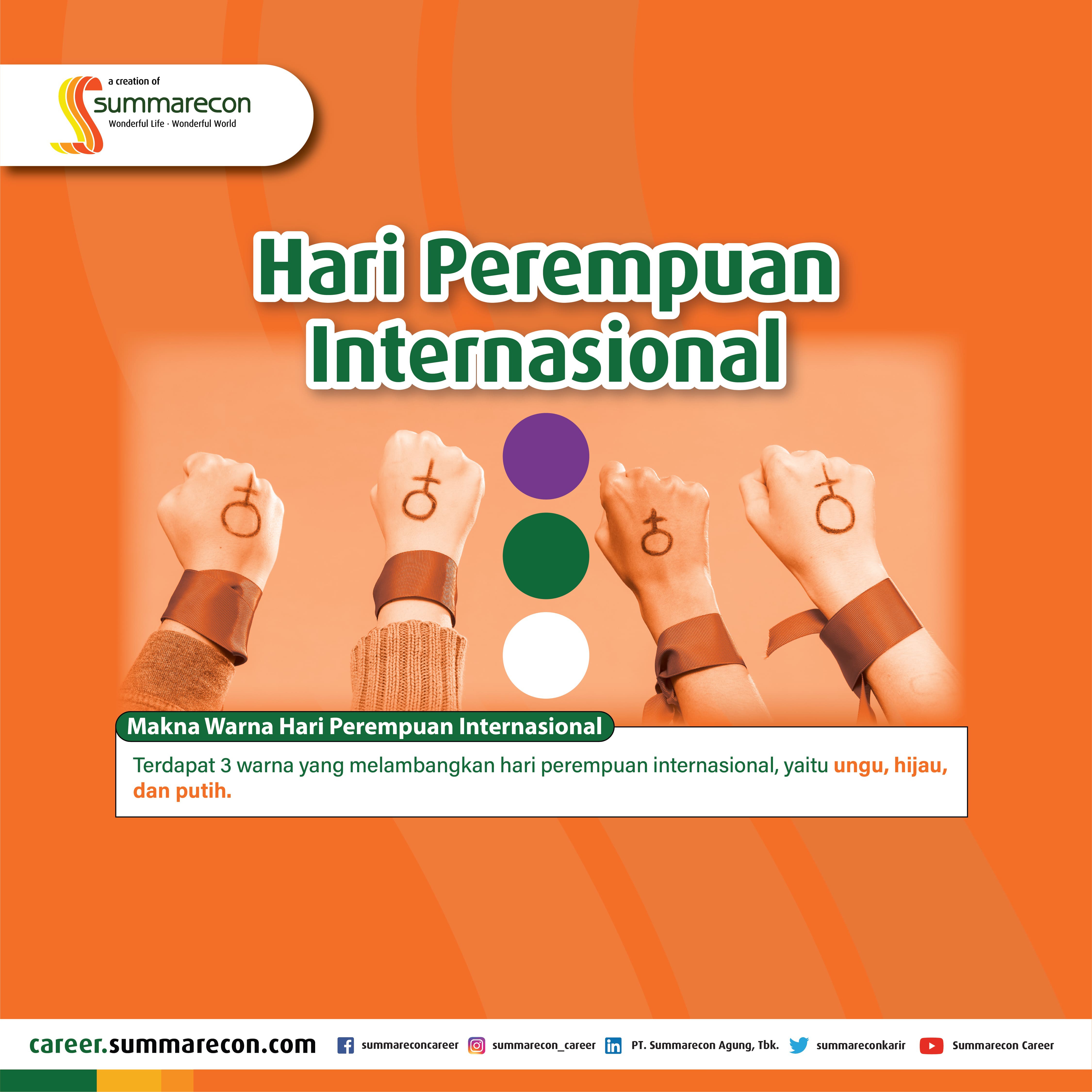 Hari Perempuan Internasional - Makna Warna Hari Perempuan Internasional (1/4)