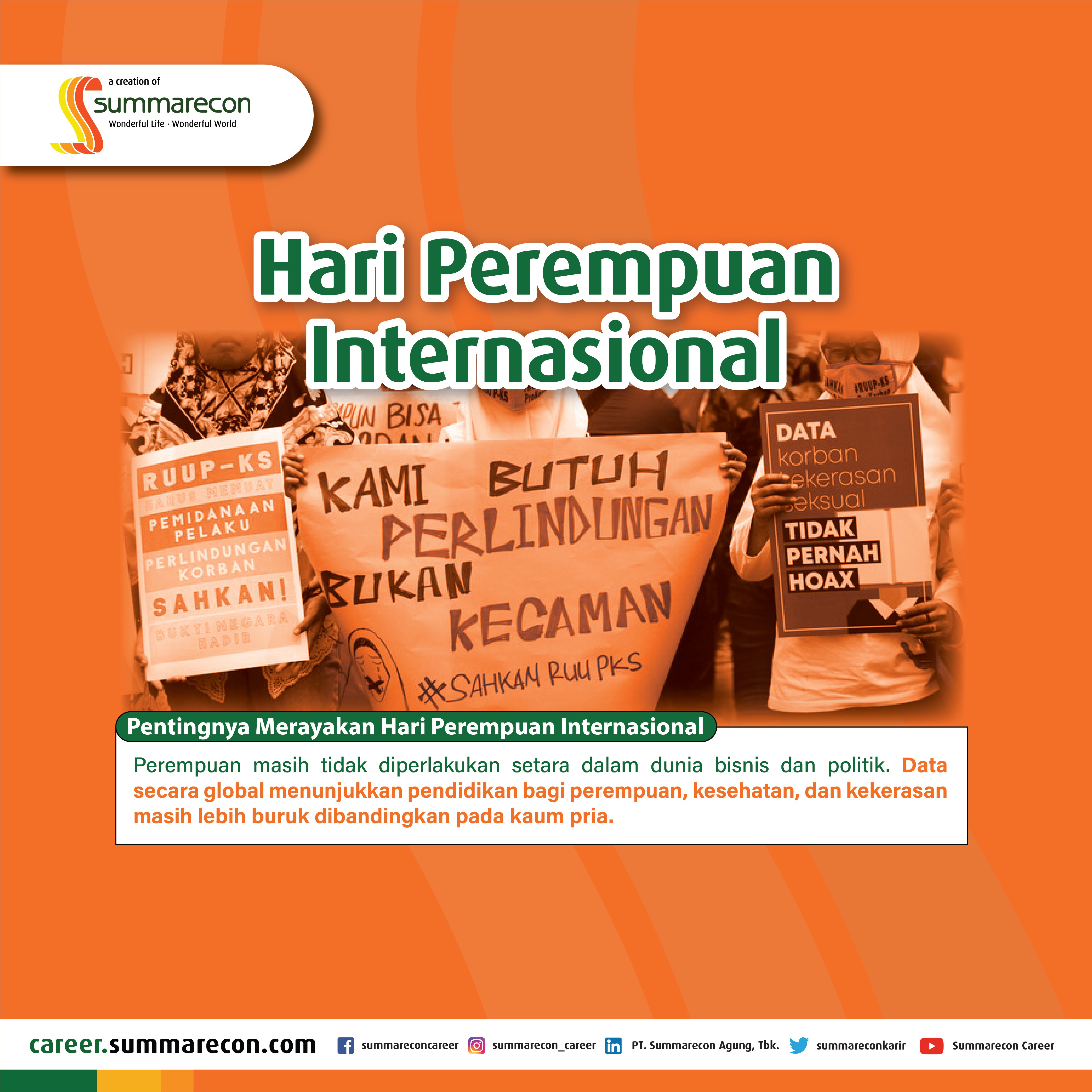 Hari Perempuan Internasional - Pentingnya Merayakan Hari Perempuan Internasional (2/3)