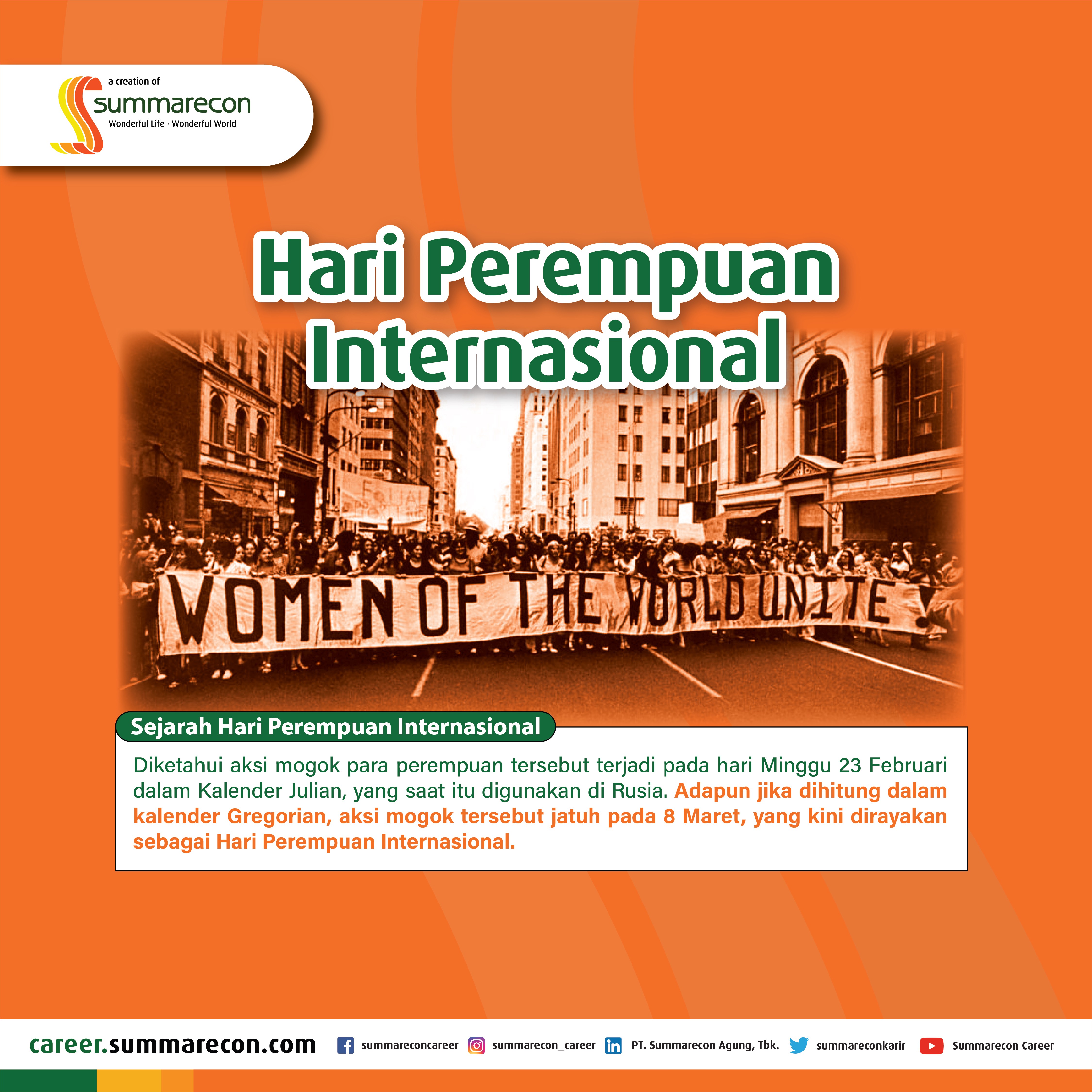 Hari Perempuan Internasional - Sejarah Hari Perempuan Internasional (9/9)