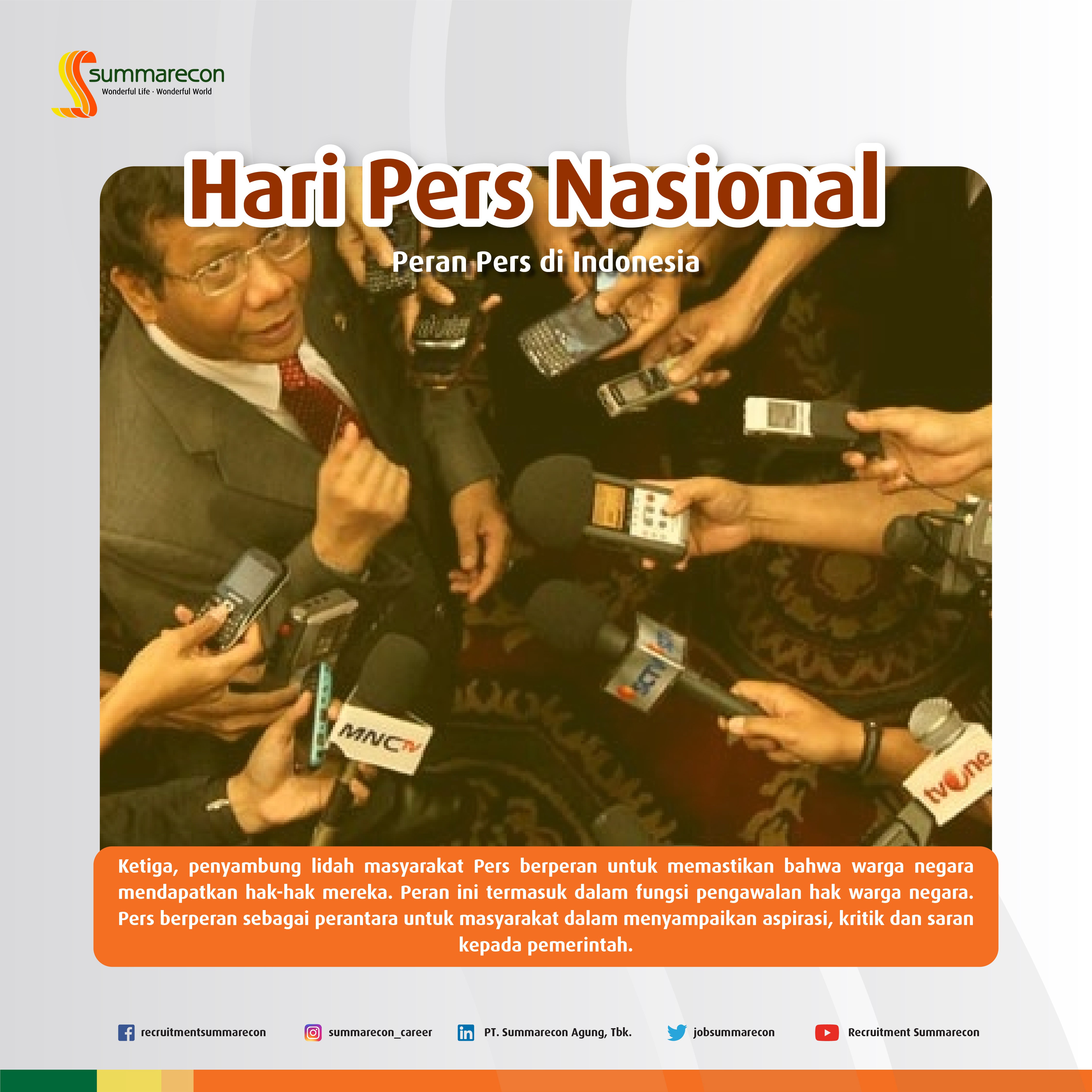 Hari Pers Nasional - Peran Pers di Indonesia (3/5)
