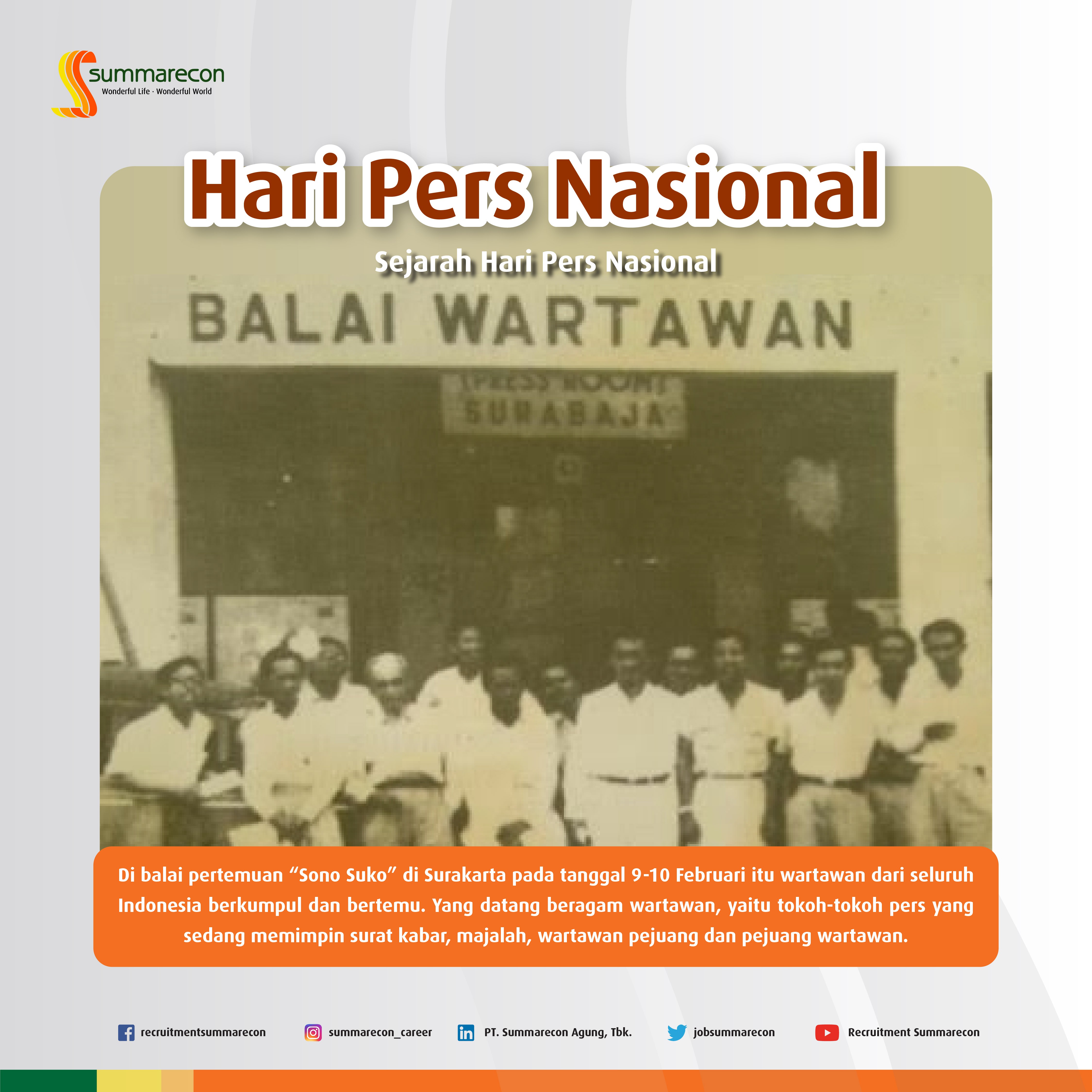 Hari Pers Nasional - Sejarah Hari Pers Nasional (4/8)