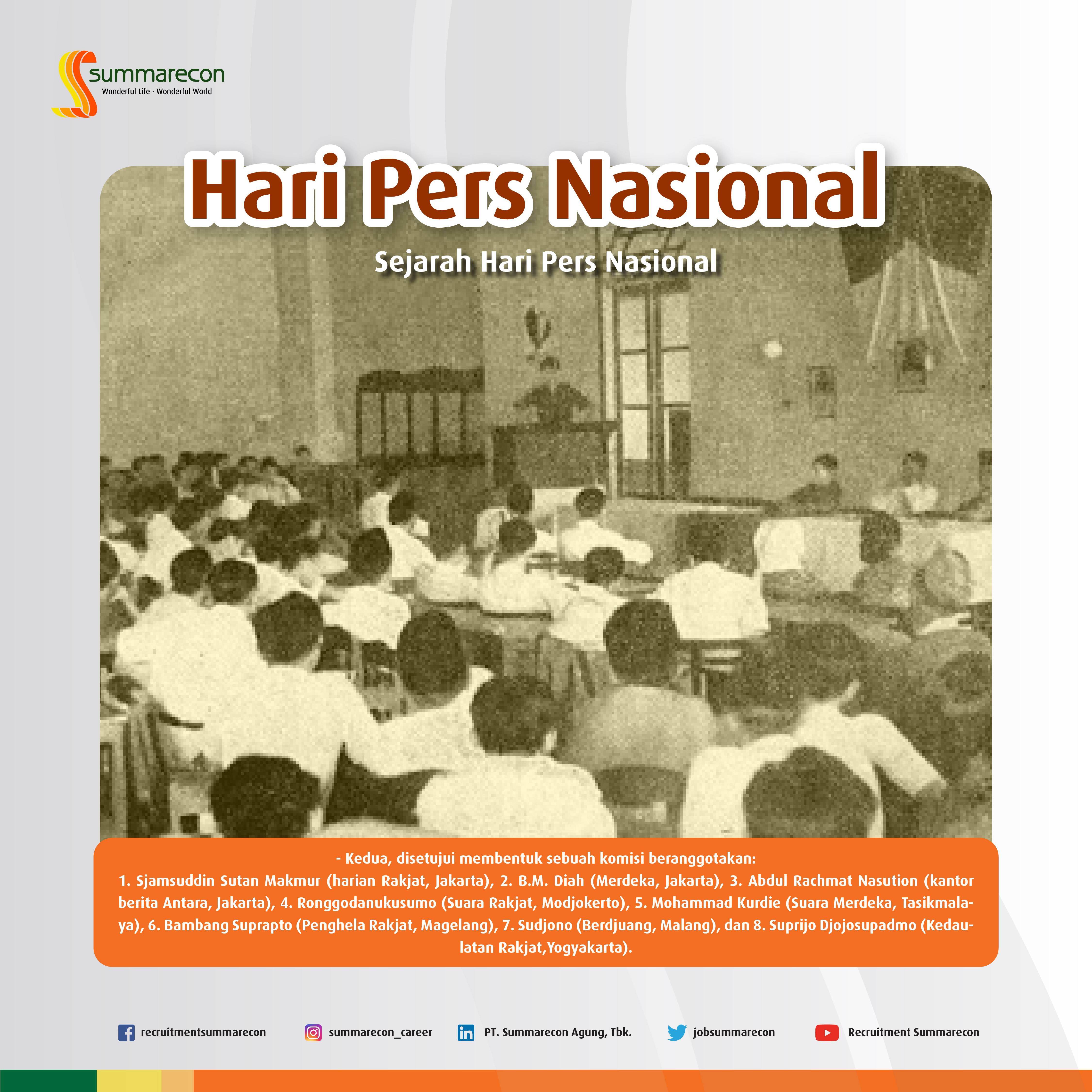 Hari Pers Nasional - Sejarah Hari Pers Nasional (6/8)