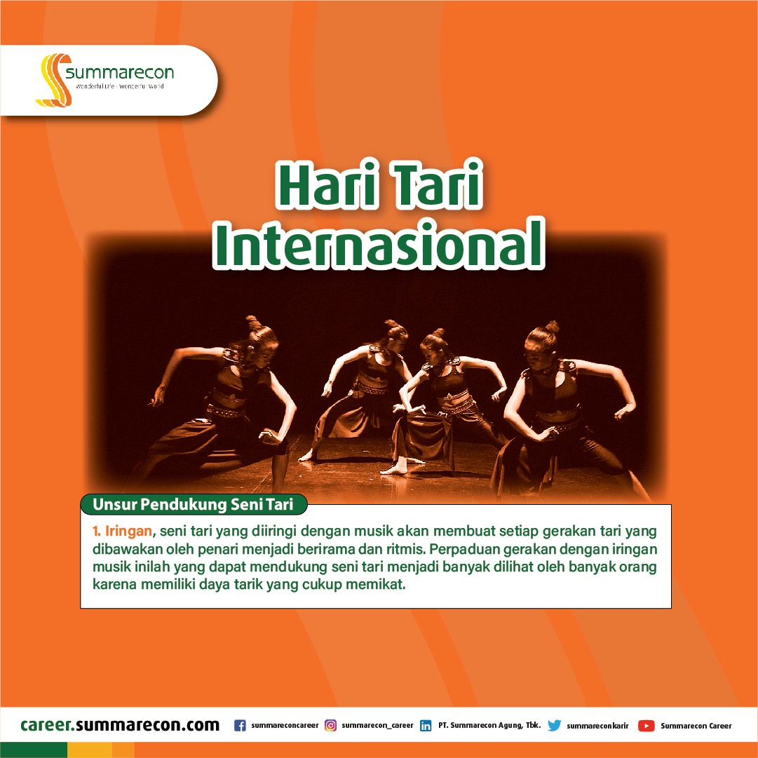 Hari Tari Internasional - Unsur Pendukung Seni Tari (1/5)