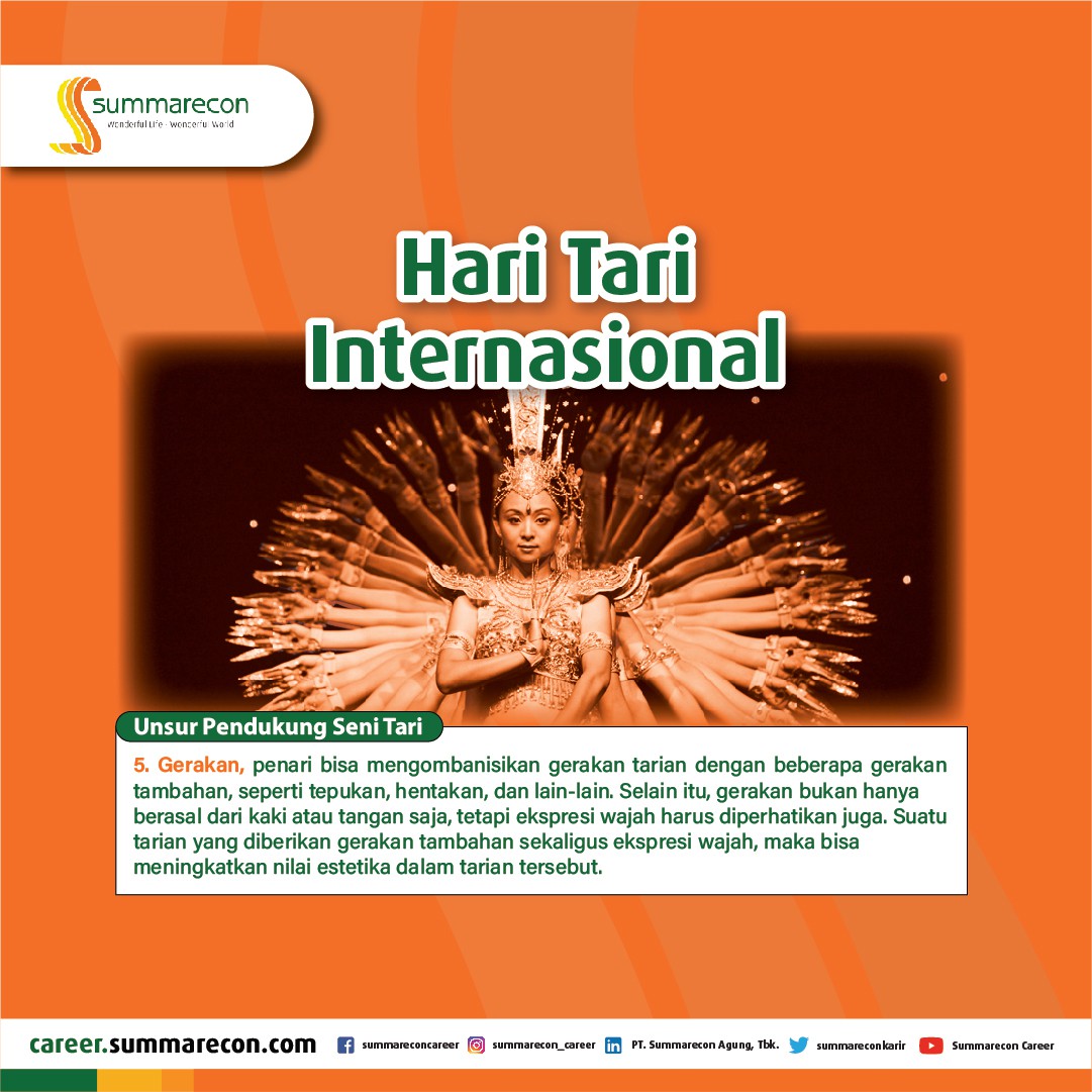 Hari Tari Internasional - Unsur Pendukung Seni Tari (5/5)