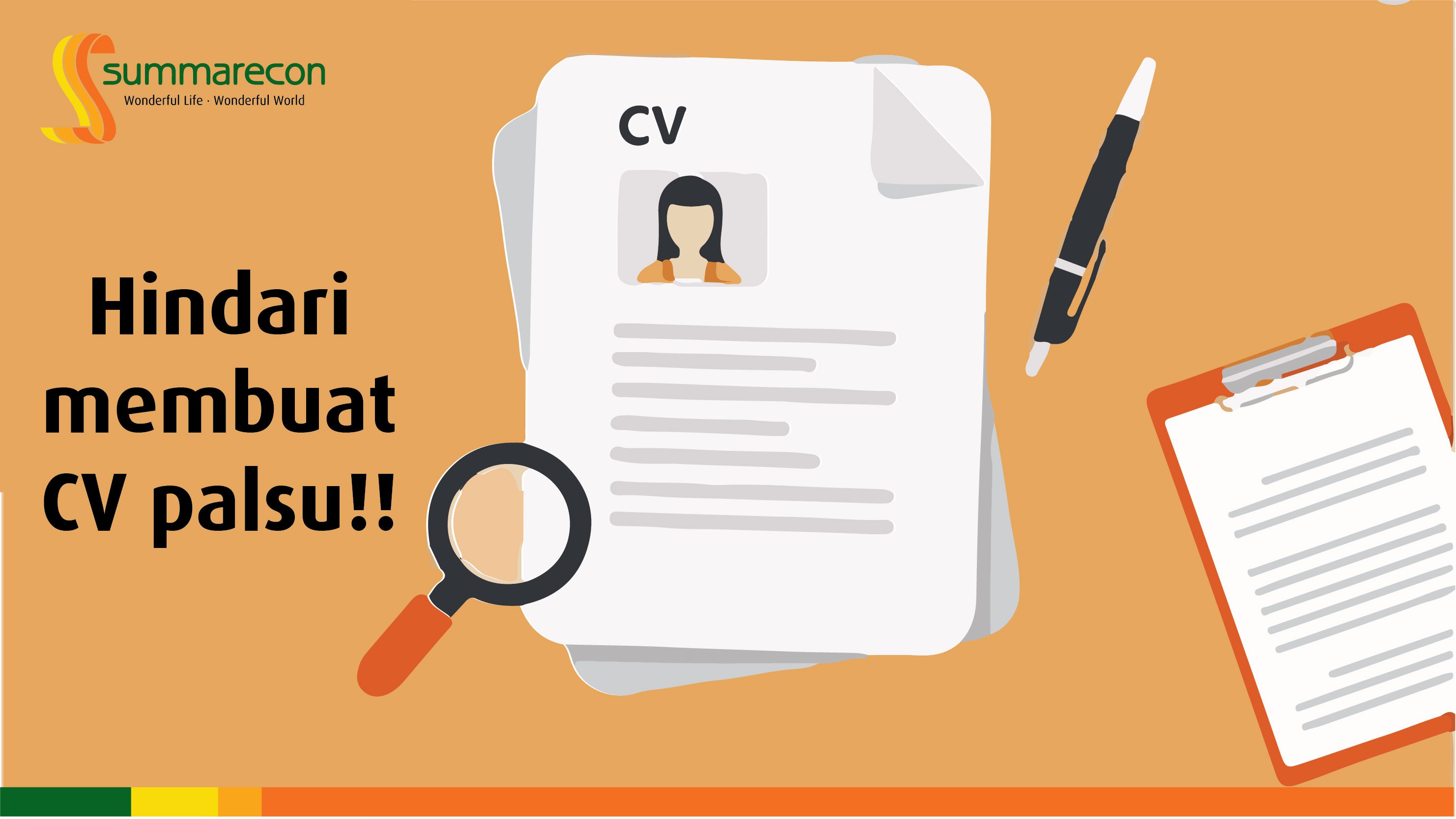 Hindari Membuat CV Palsu