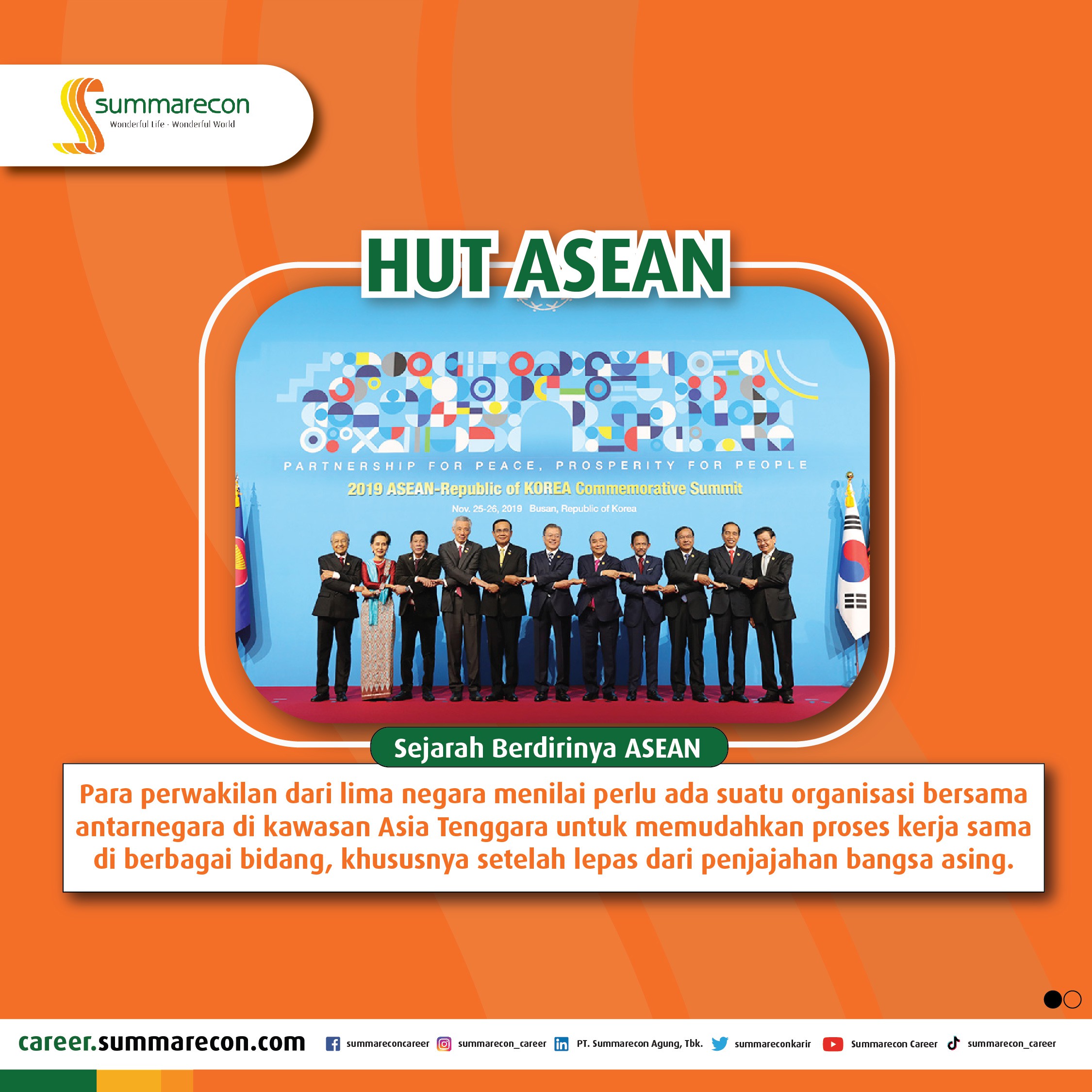 HUT ASEAN - Sejarah Berdirinya ASEAN (4/8)