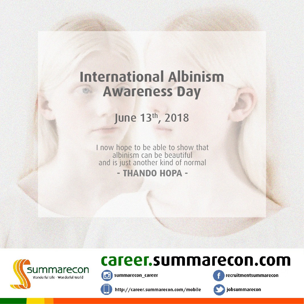 International Albinism Awareness Day