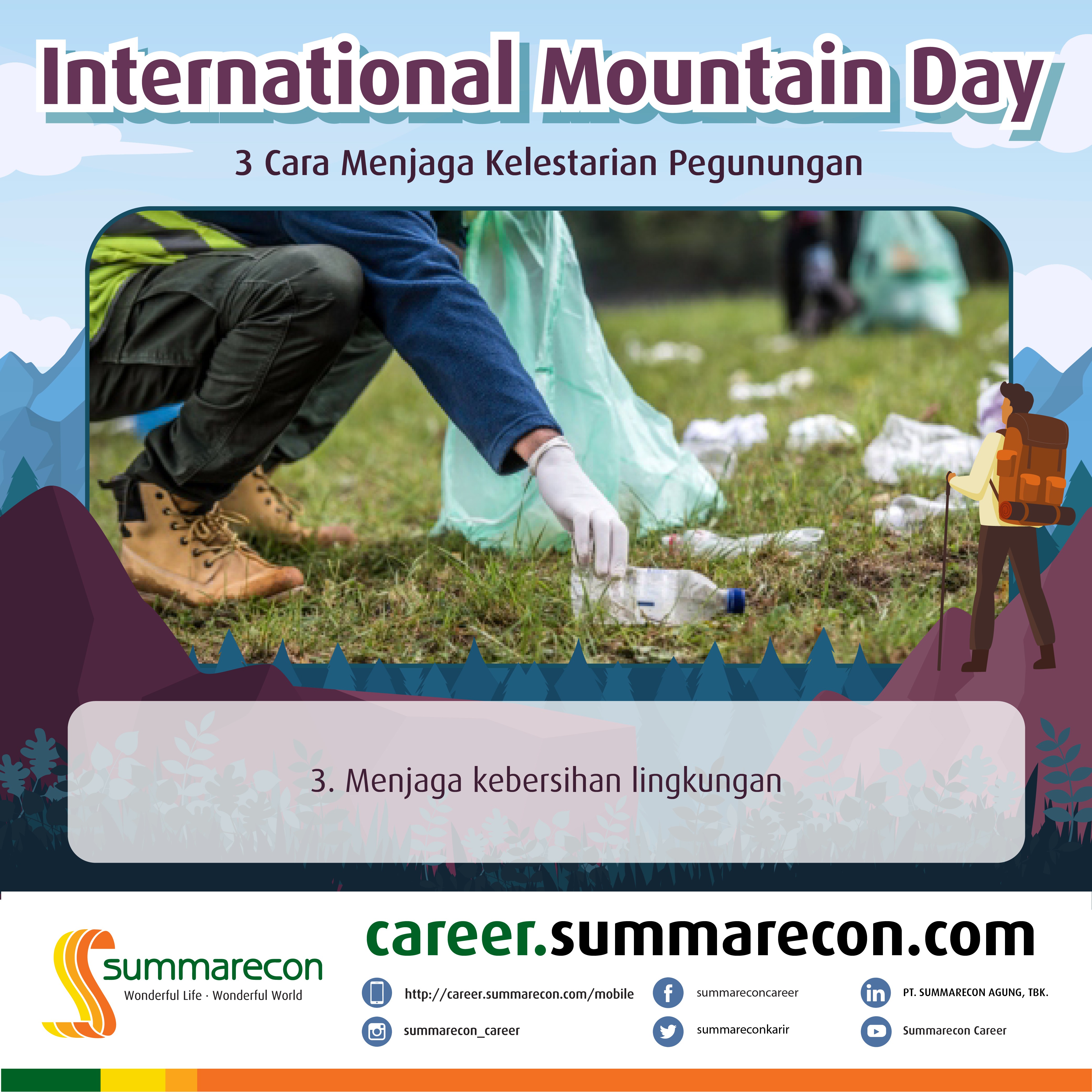 International Mountain Day - 3 Cara Menjaga Kelestarian Pegunungan (3/3)
