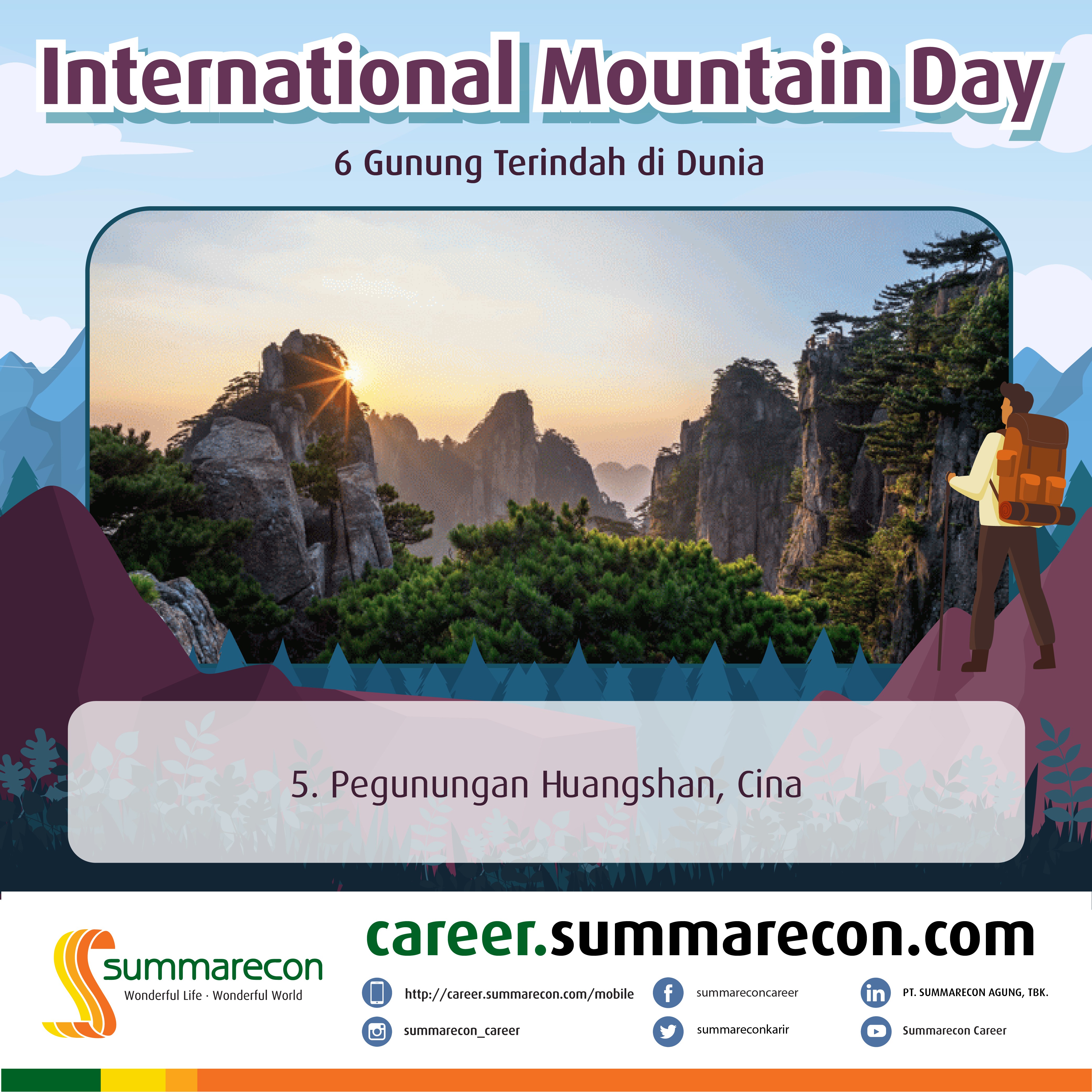 International Mountain Day - 6 Gunung terindah di Dunia (5/6)