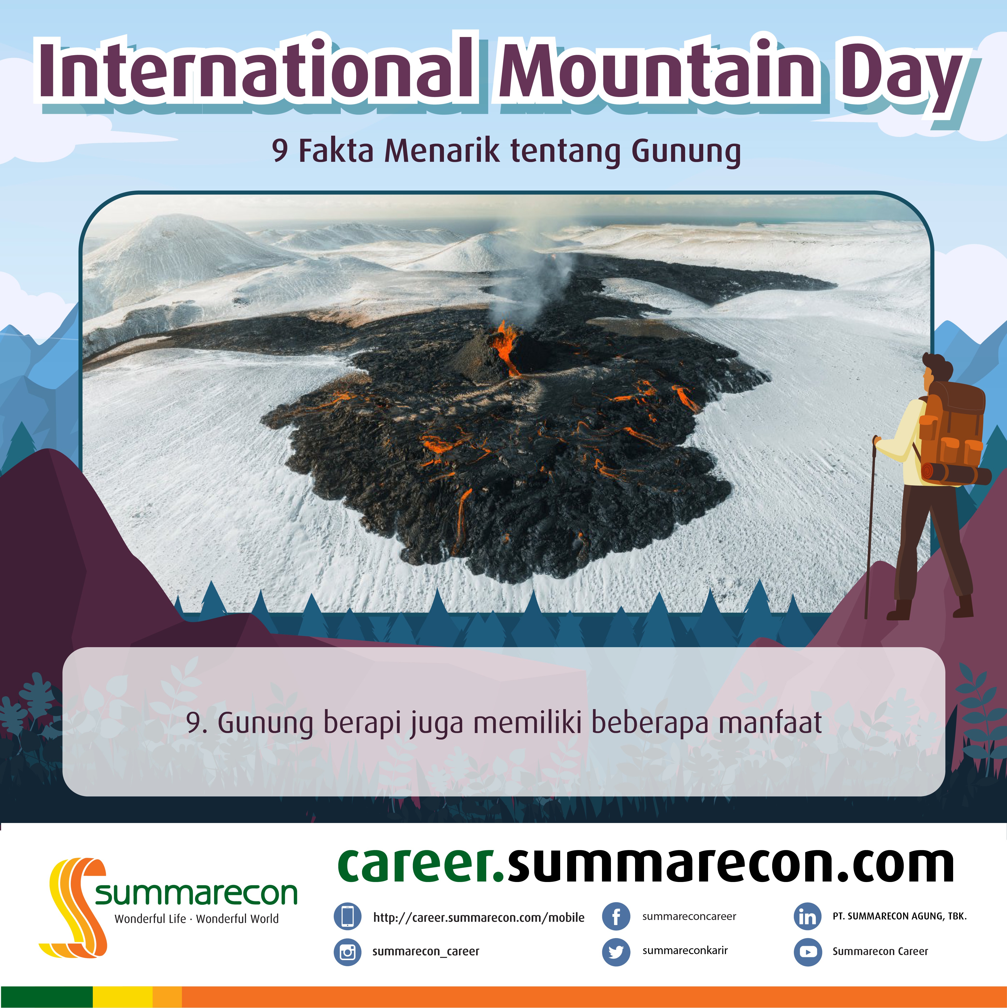 International Mountain Day - 9 Fakta menarik tentang Gunung (9/9)