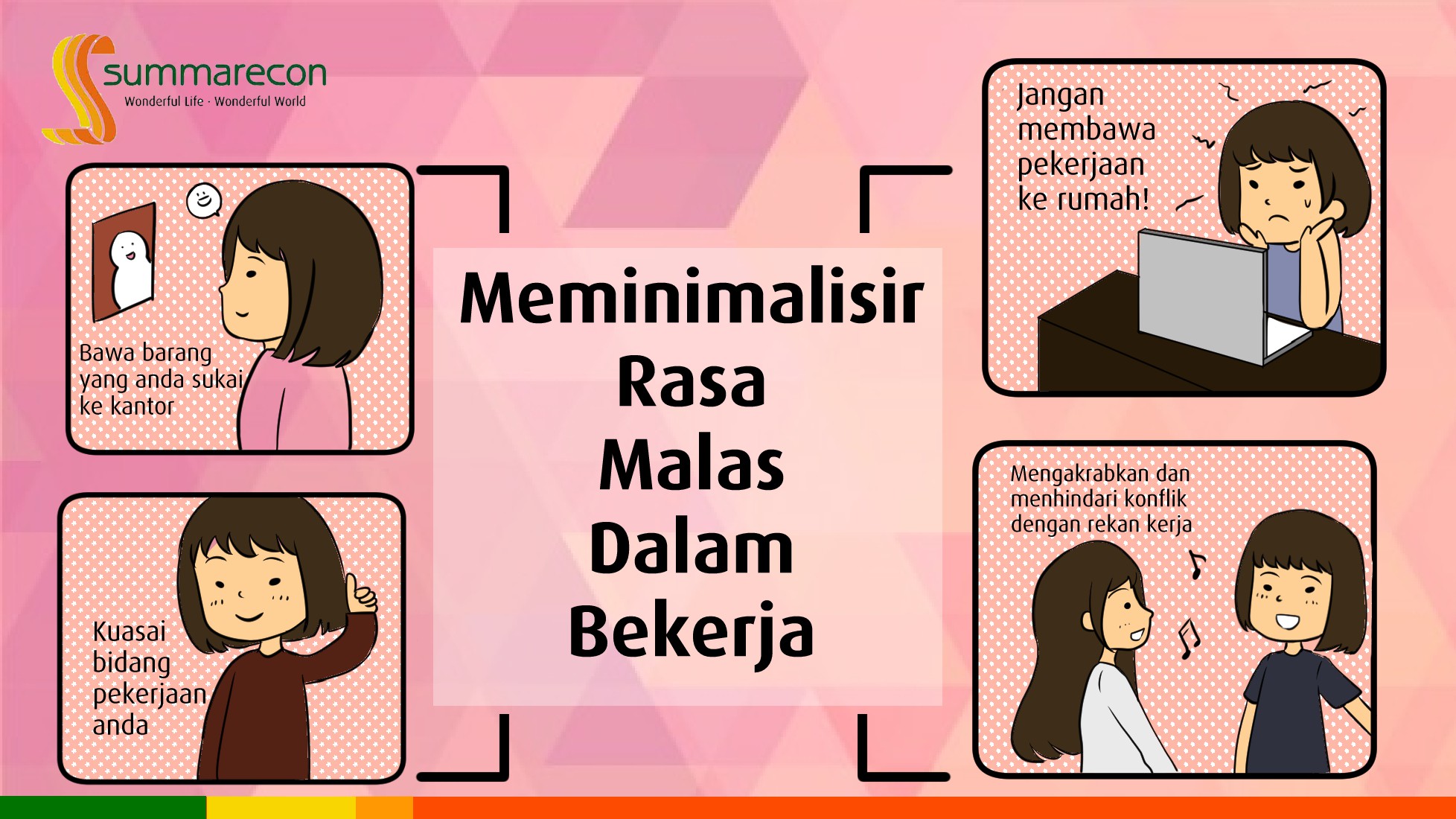 Meminimalisir Rasa Malas Ketika Bekerja
