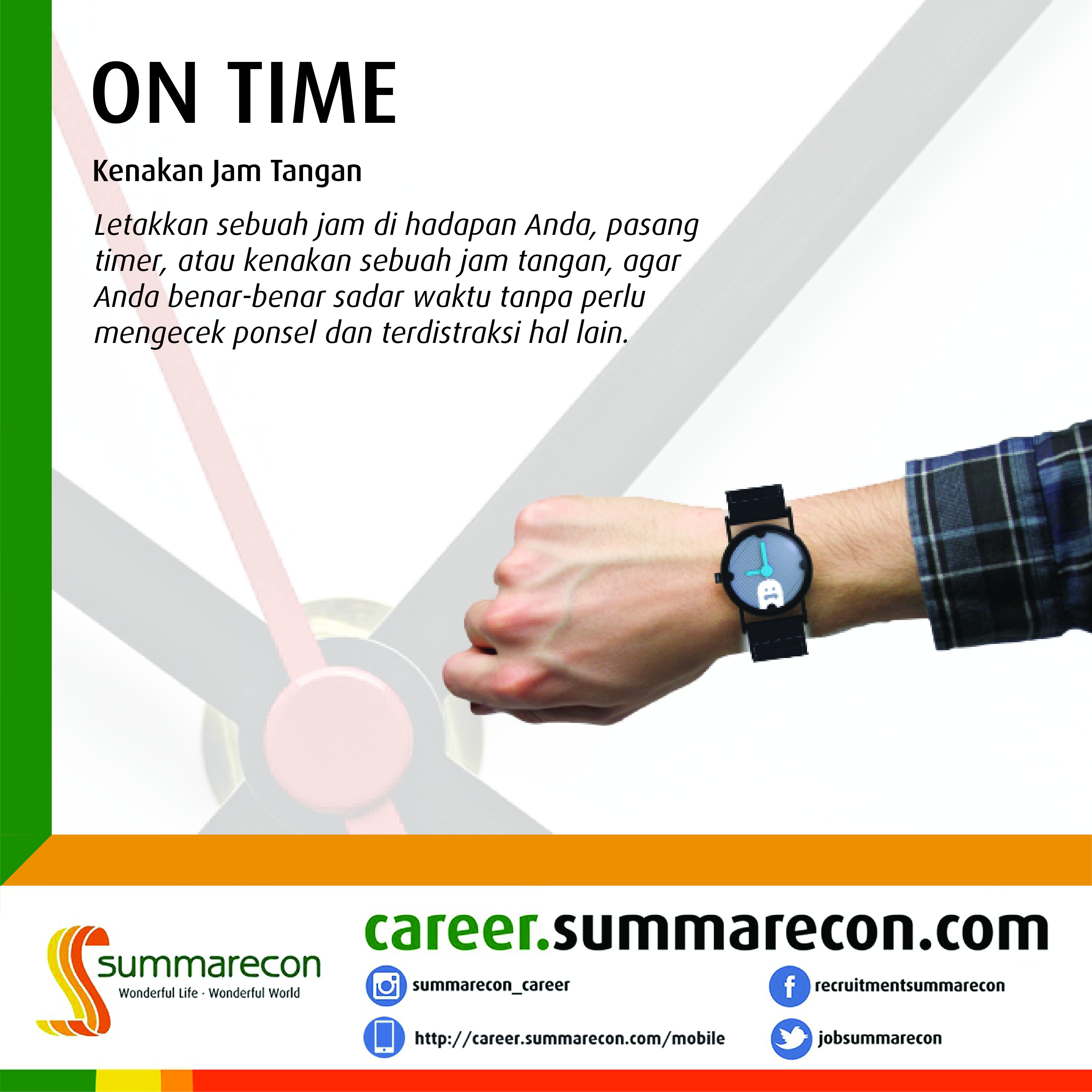 On Time - Tips Pekerjaan Selesai Tepat Waktu 4