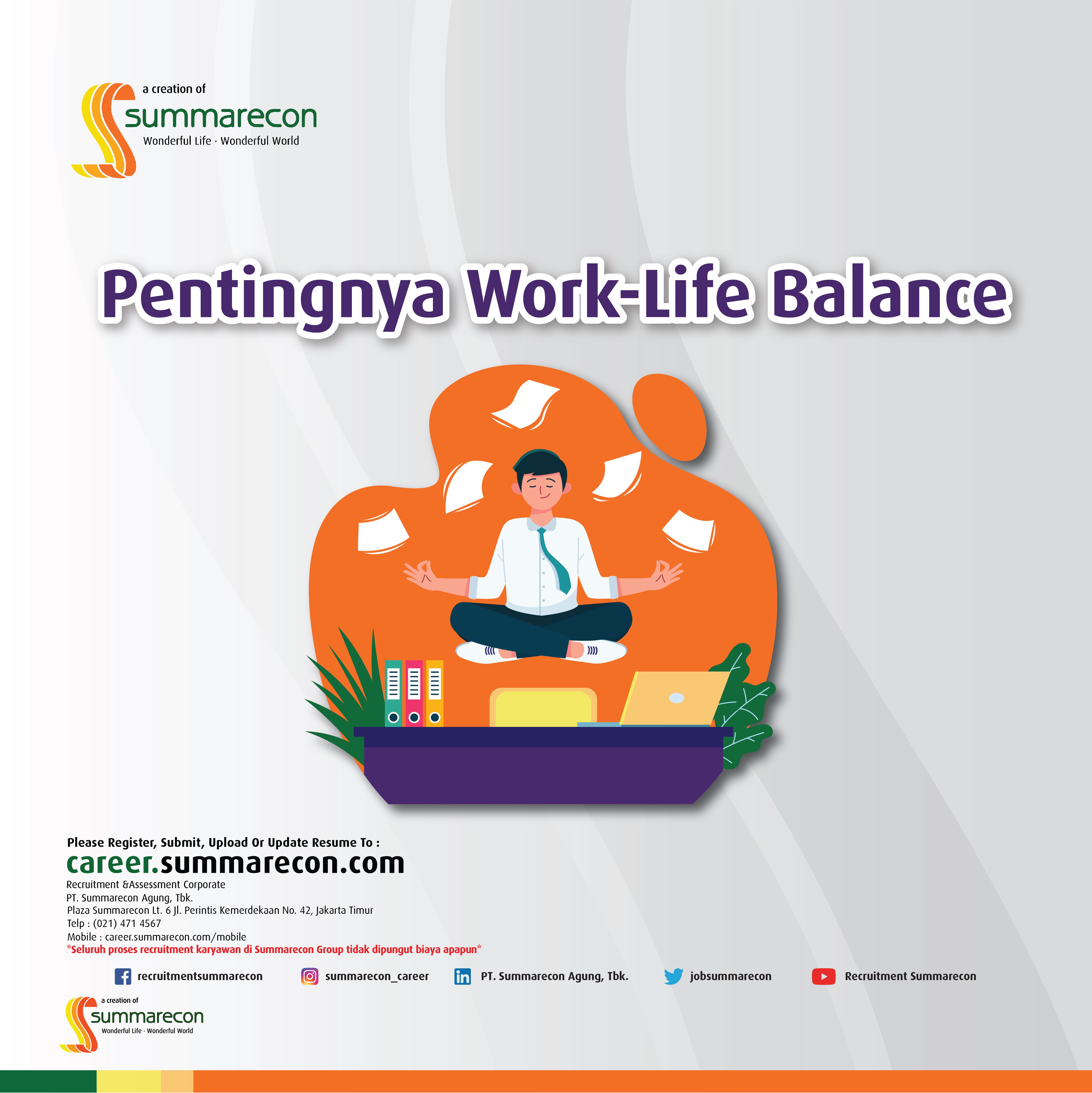 Pentingnya Work Life Balance