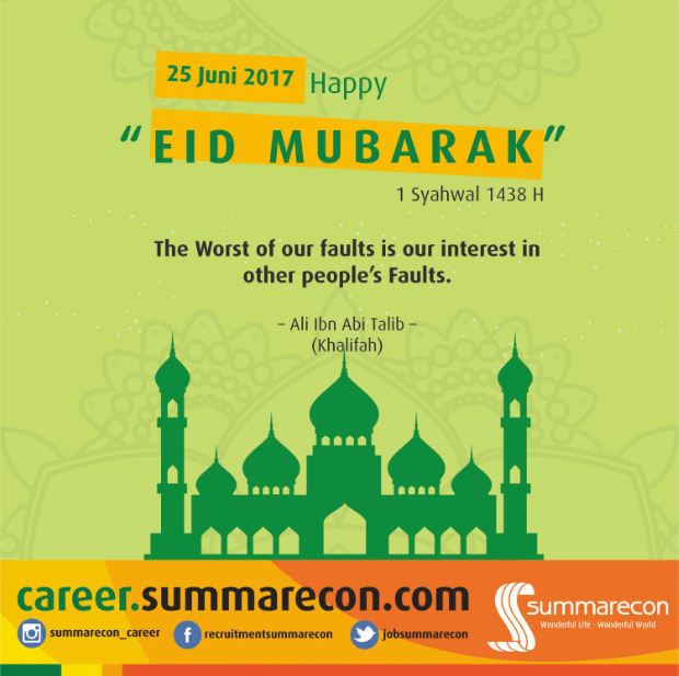 Selamat Hari Raya Idul Fitri 1438 H