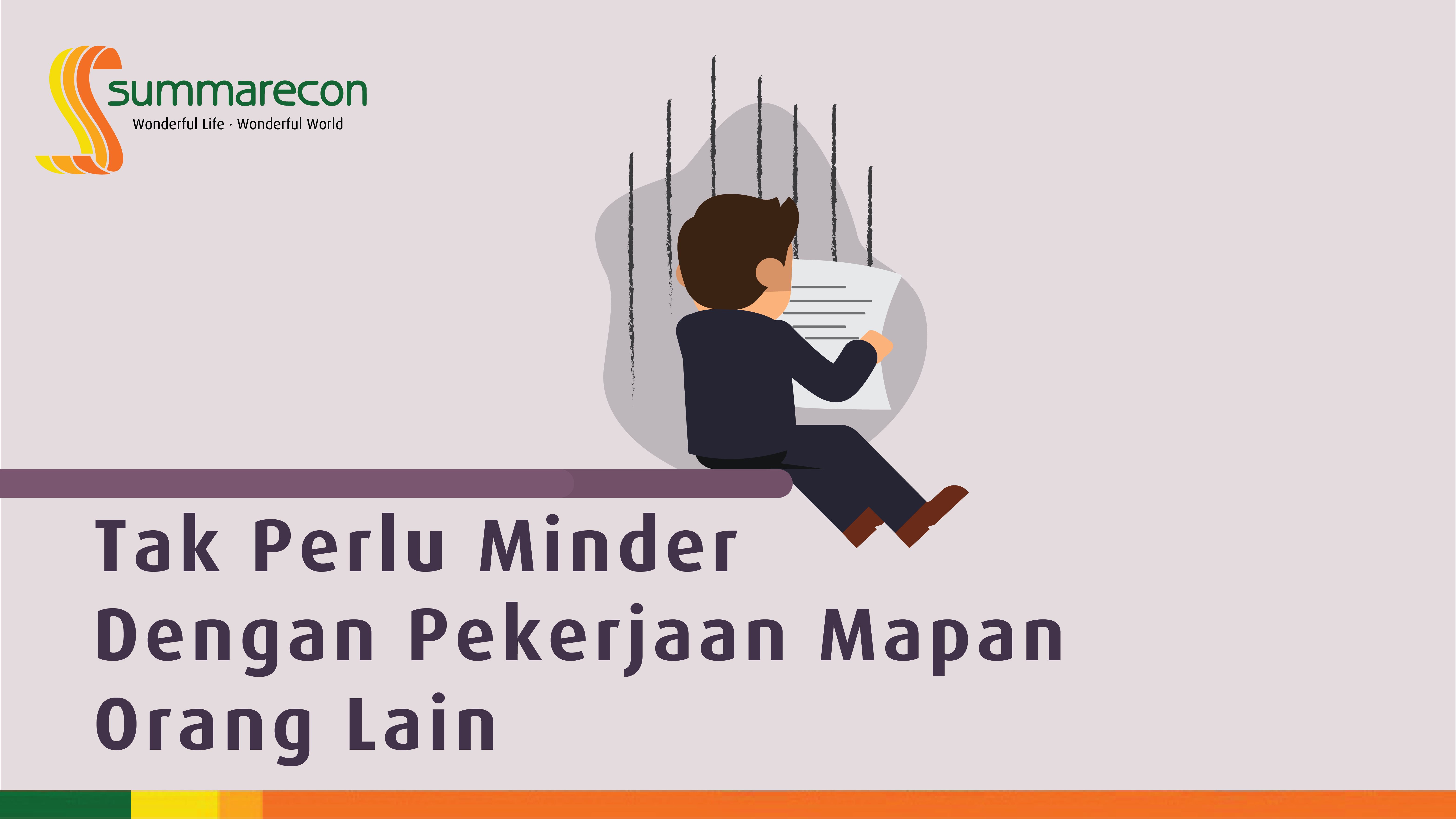 Tak Perlu Minder dengan Pekerjaan Mapan Orang Lain