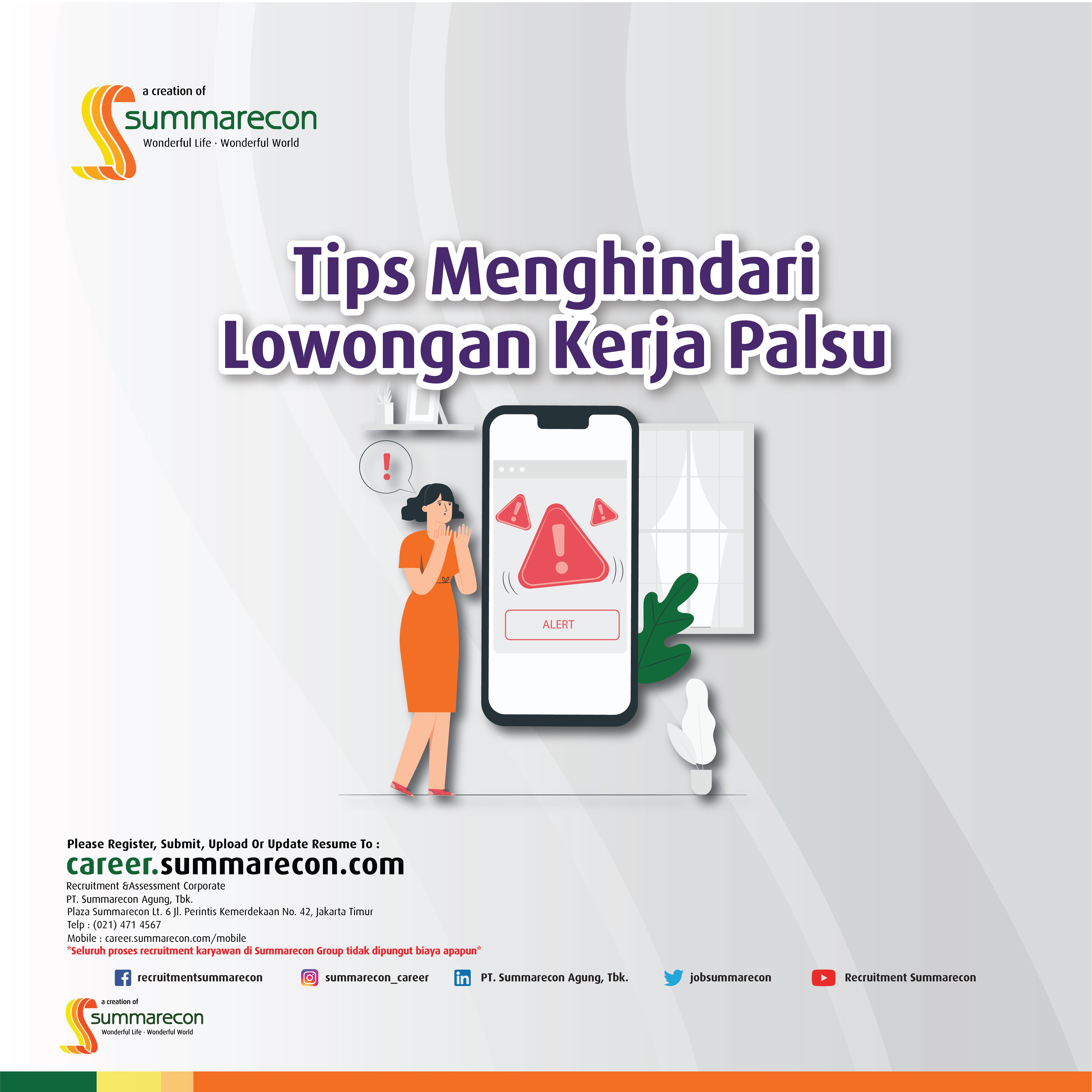 Tips Menghindari Lowongan Kerja Palsu