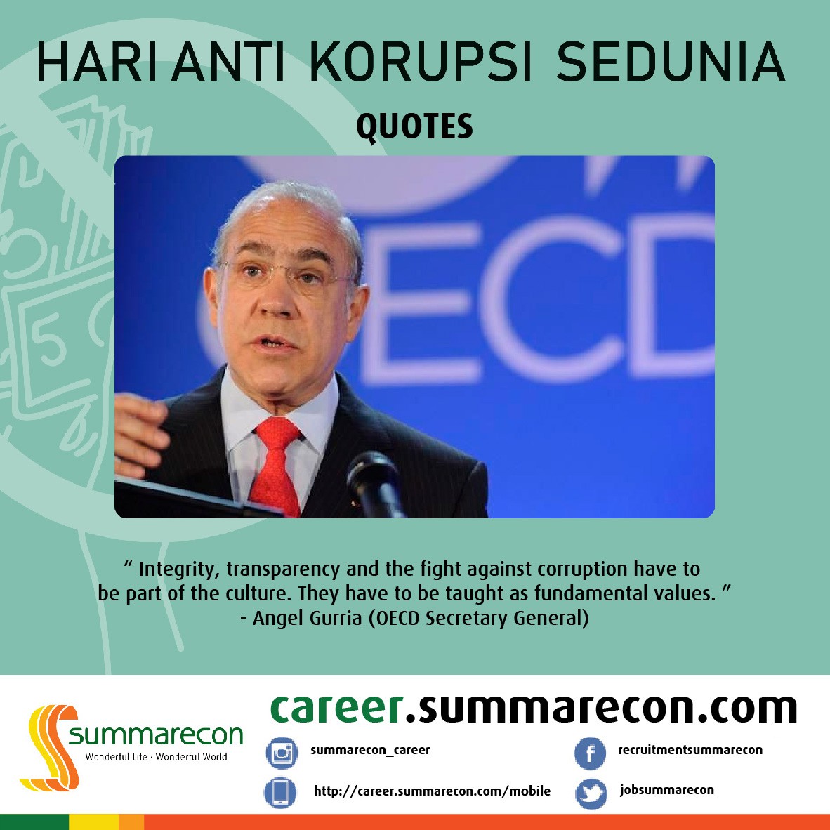 Trivia Anti Korupsi: Quotes (Angel Gurría)