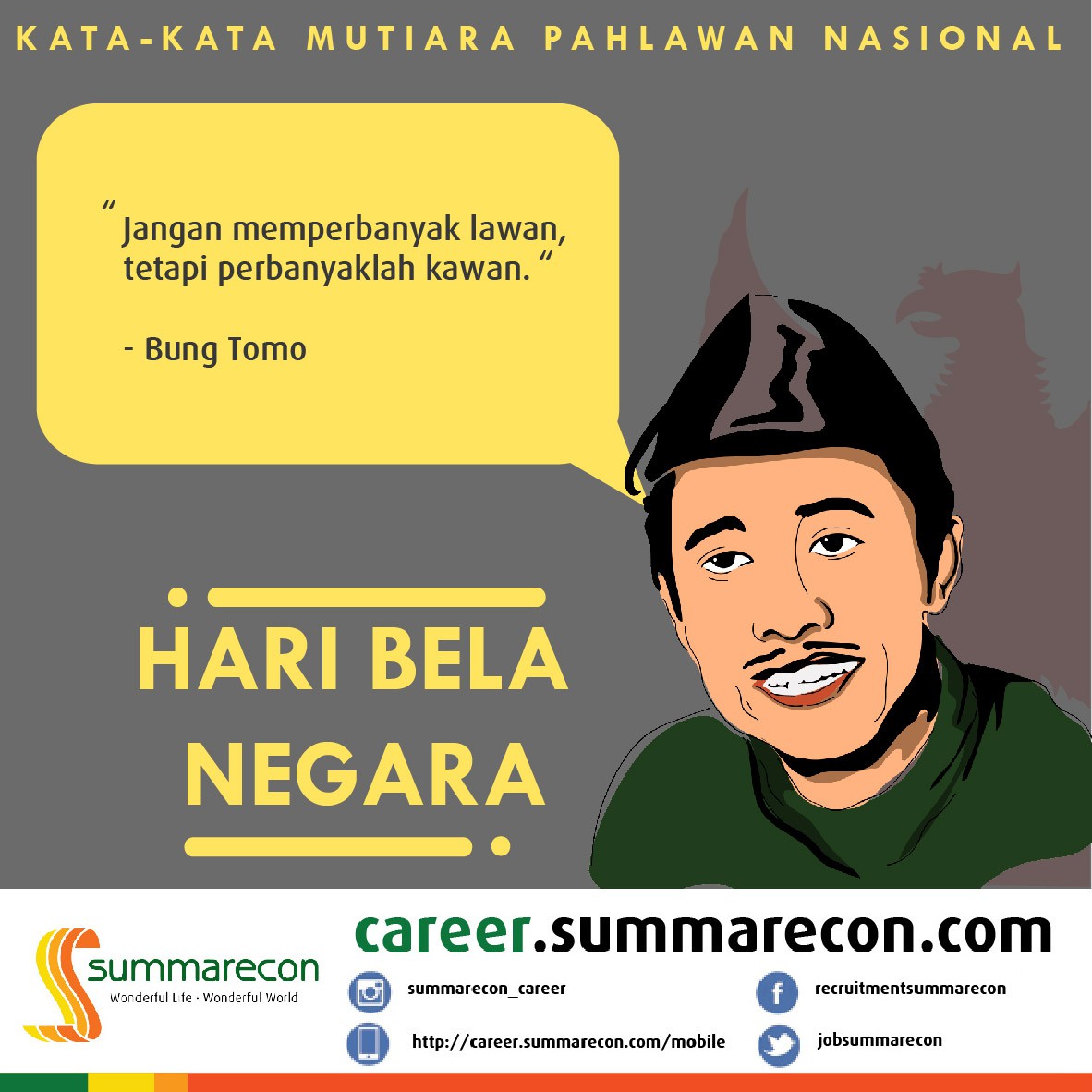 Trivia Bela Negara: Kata-Kata Mutiara Pahlawan Nasional Indonesia (2/5)