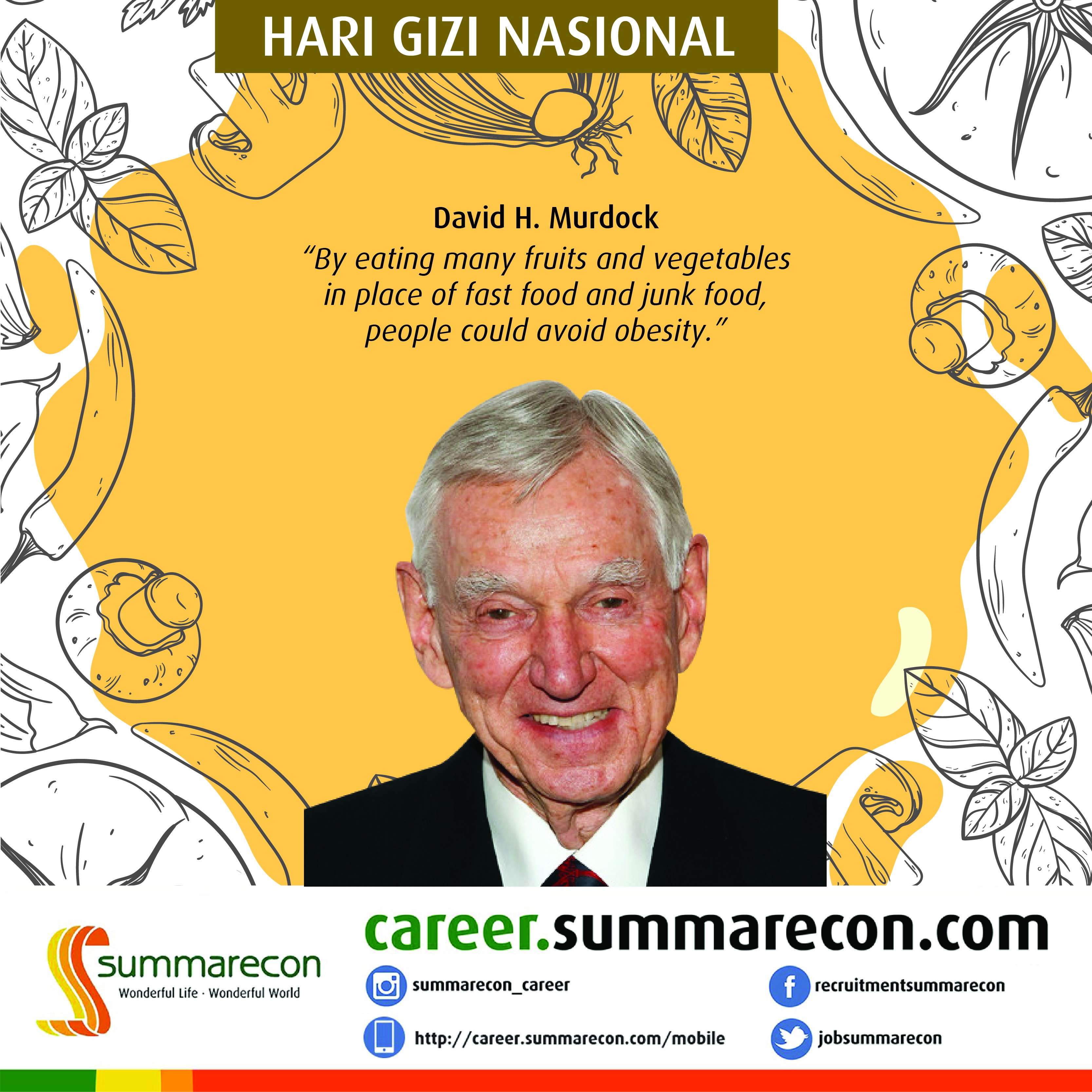 Trivia Gizi & Makanan - David H. Murdock