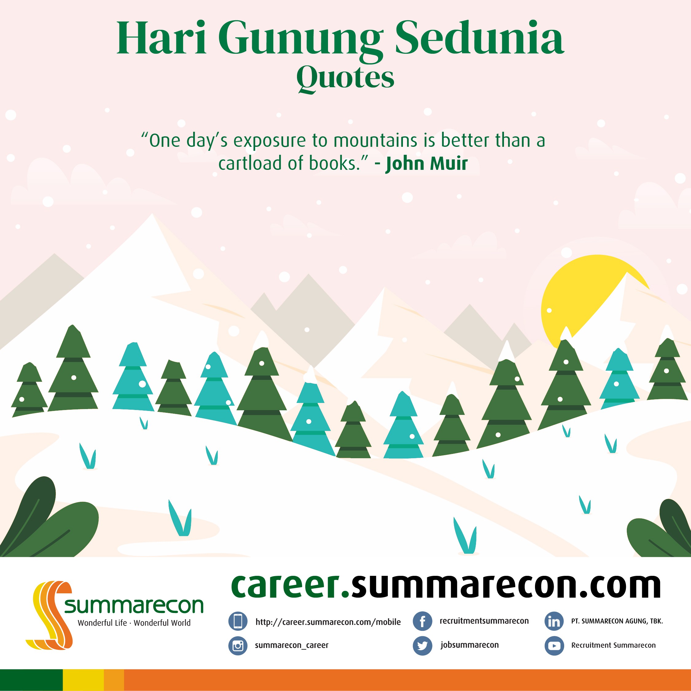 Trivia Hari Gunung Sedunia -  Quotes (4/6)