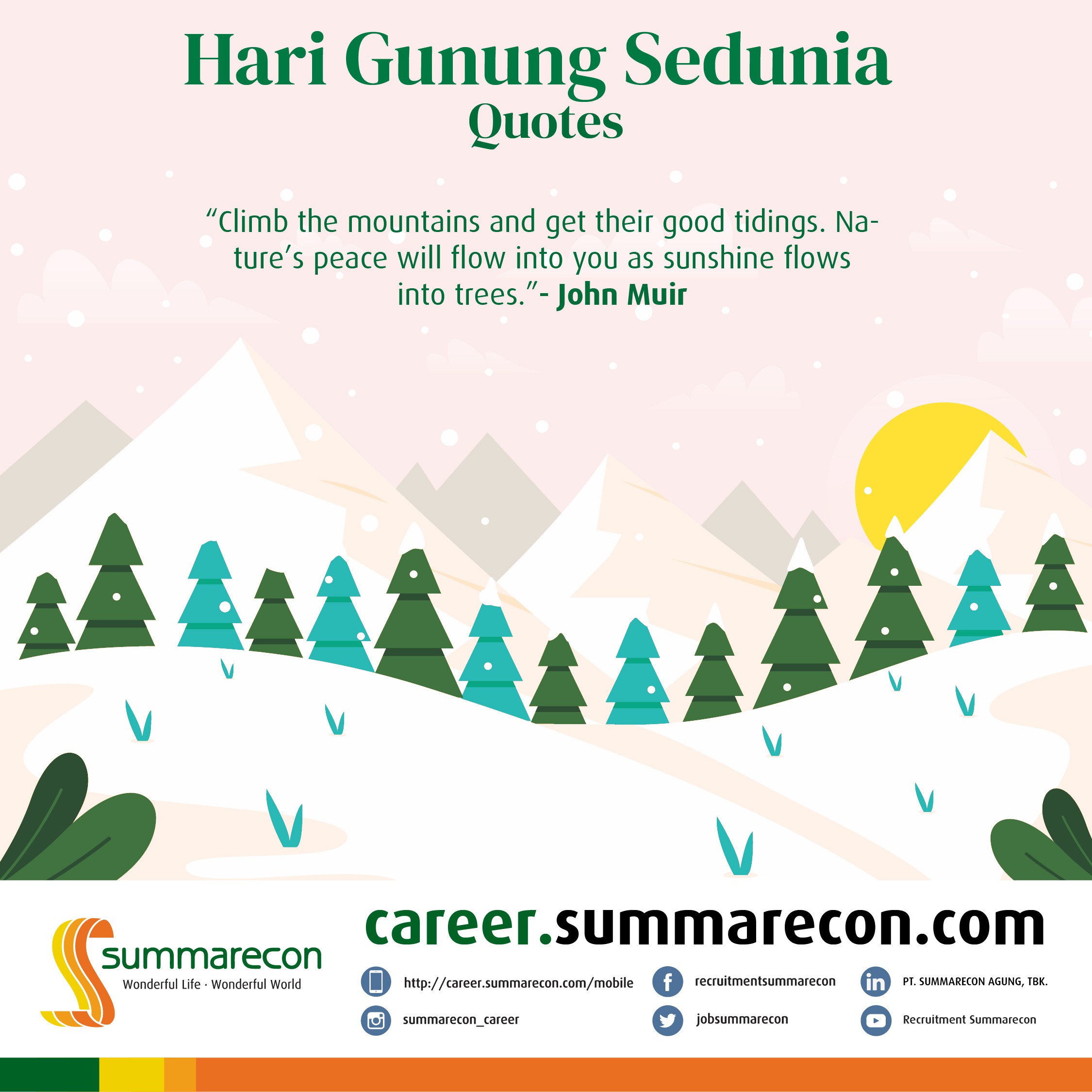 Trivia Hari Gunung Sedunia -  Quotes (6/6)