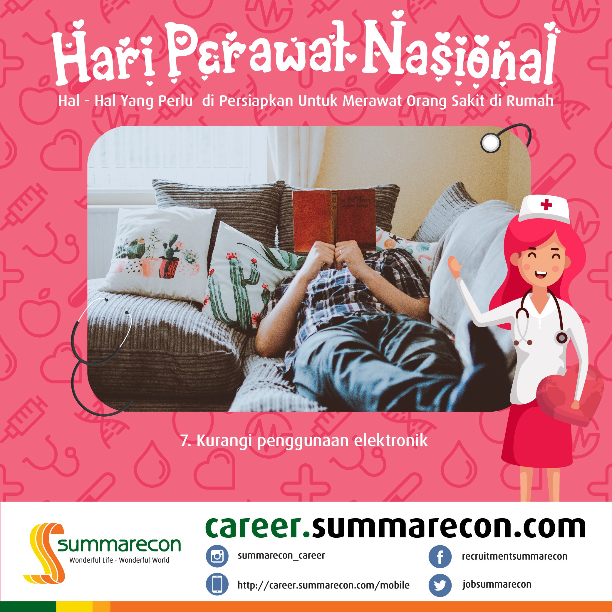 Trivia Hari Perawat : Hal-hal yang Perlu Dipersiapkan untuk Merawat Orang Sakit di Rumah (7/8)