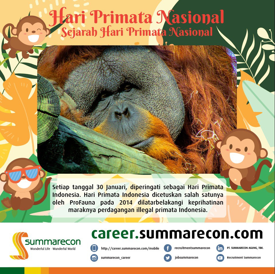 Trivia Hari Primata Nasional - Sejarah Hari Primata Nasional