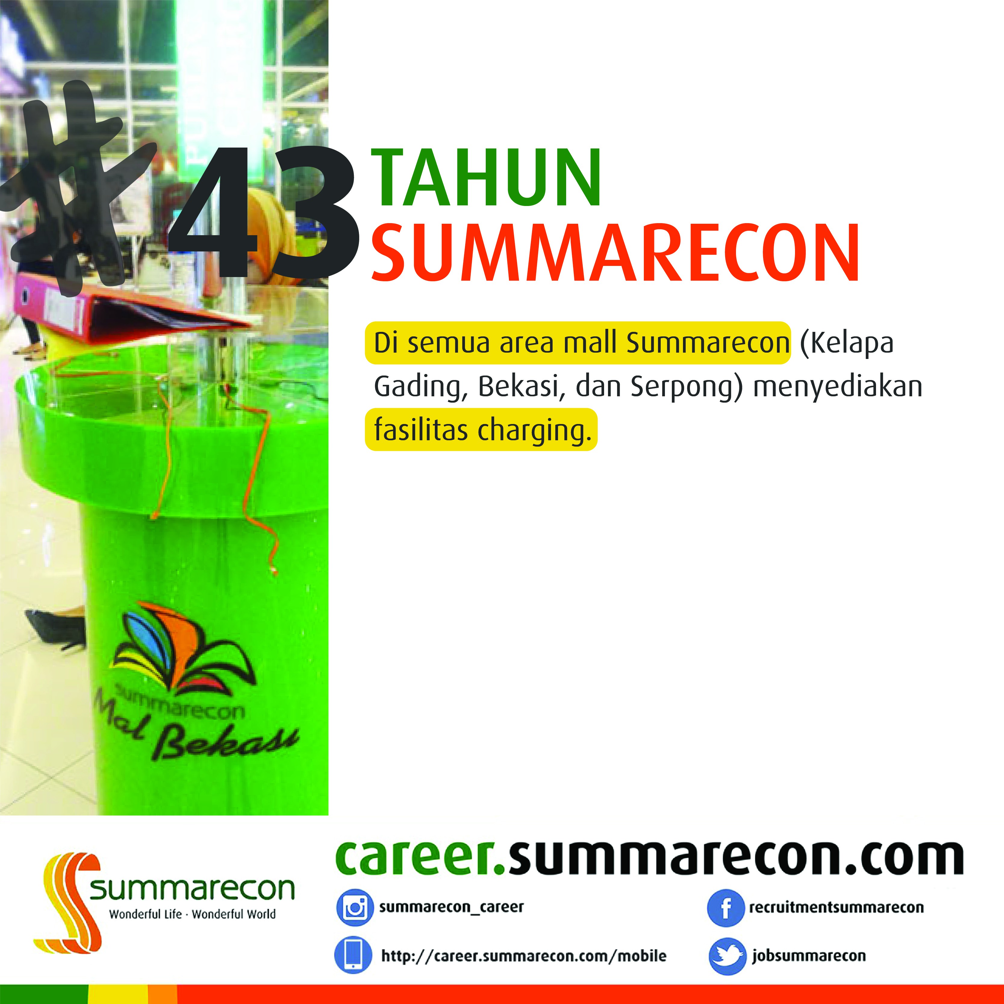 Trivia Summarecon - Charging