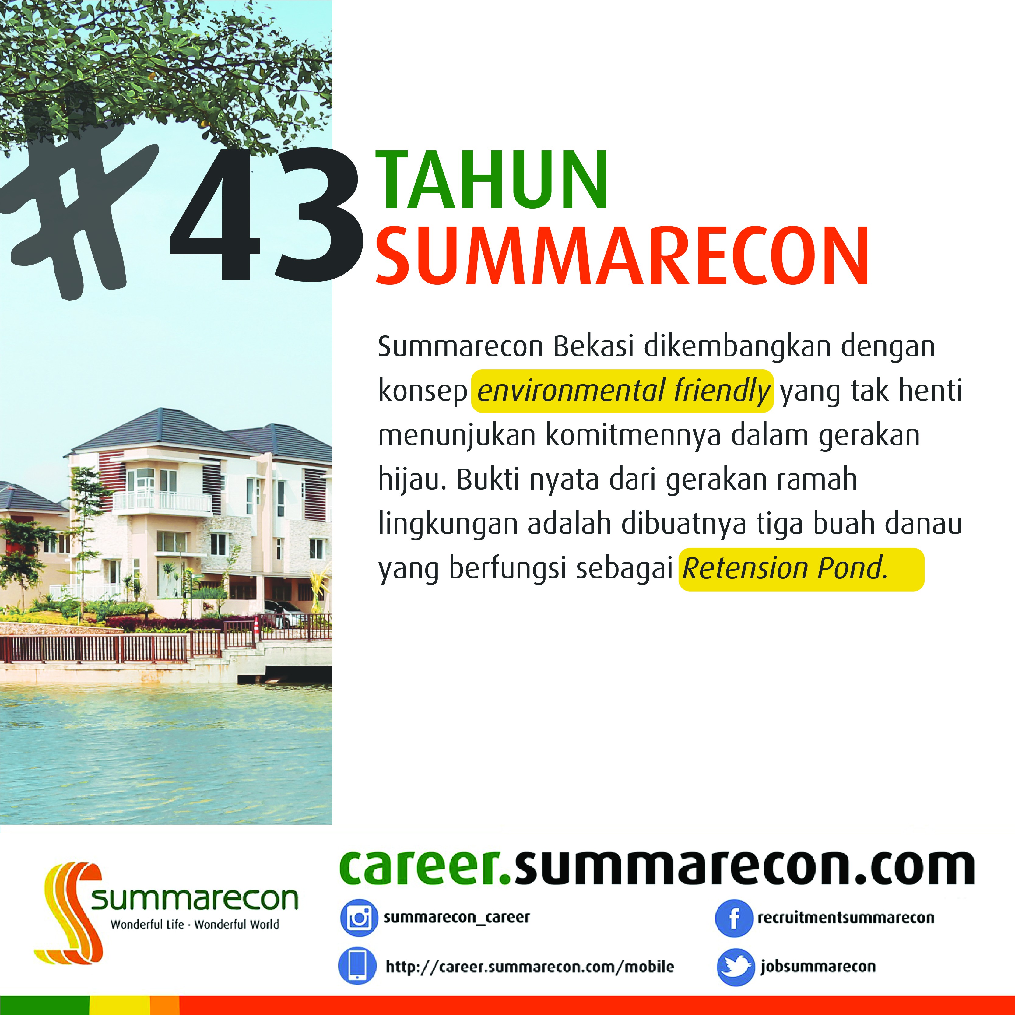 Trivia Summarecon - Environmental Friendly