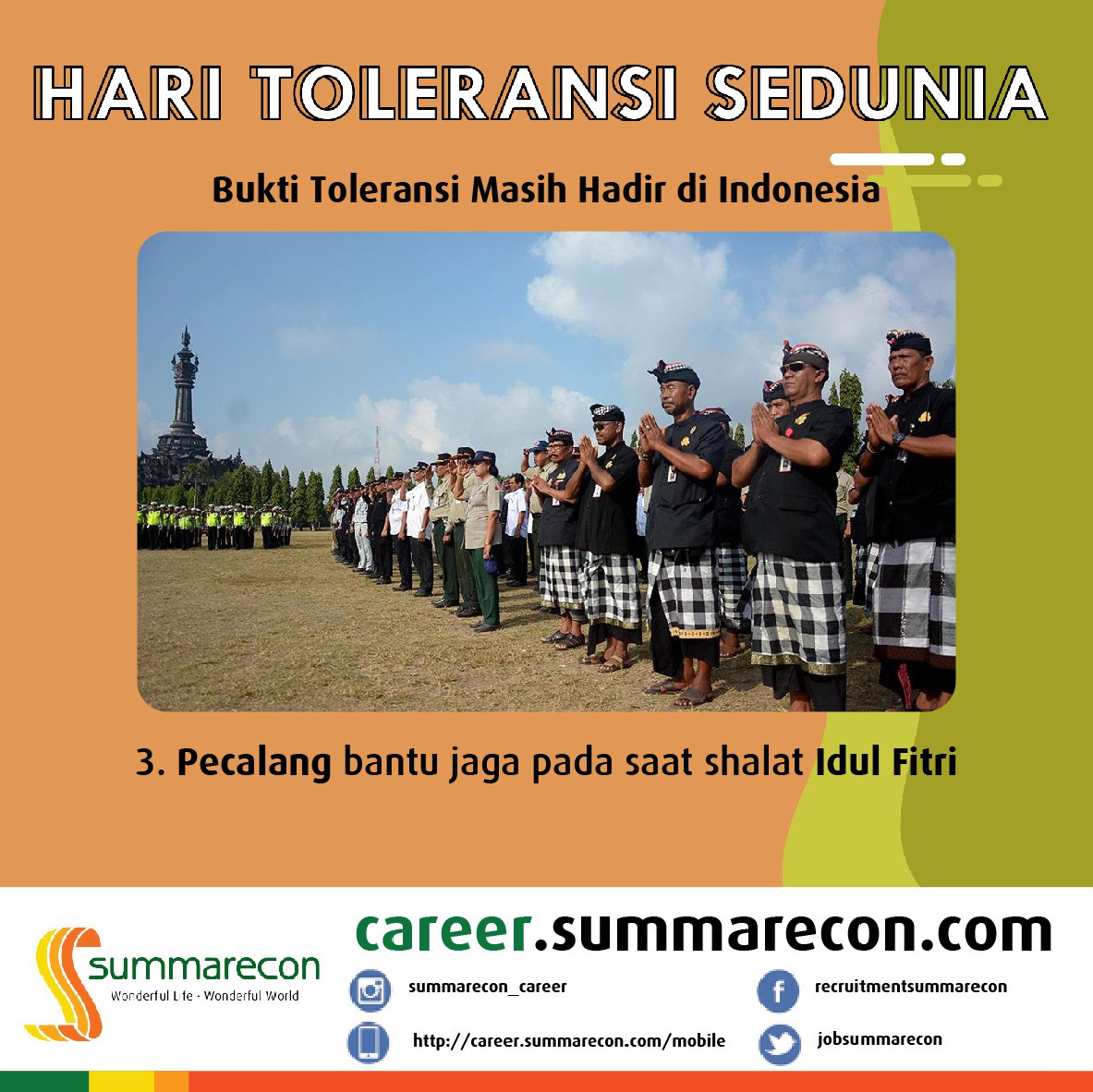 Trivia Toleransi: Bukti Toleransi Masih Hadir di Indonesia (3/4)