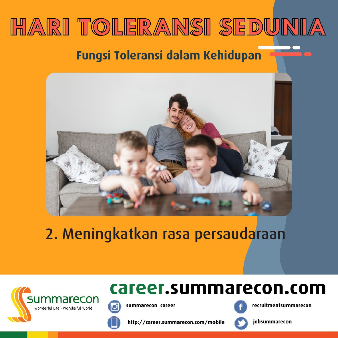 Trivia Toleransi: Fungsi Toleransi dalam Kehidupan (2/8)