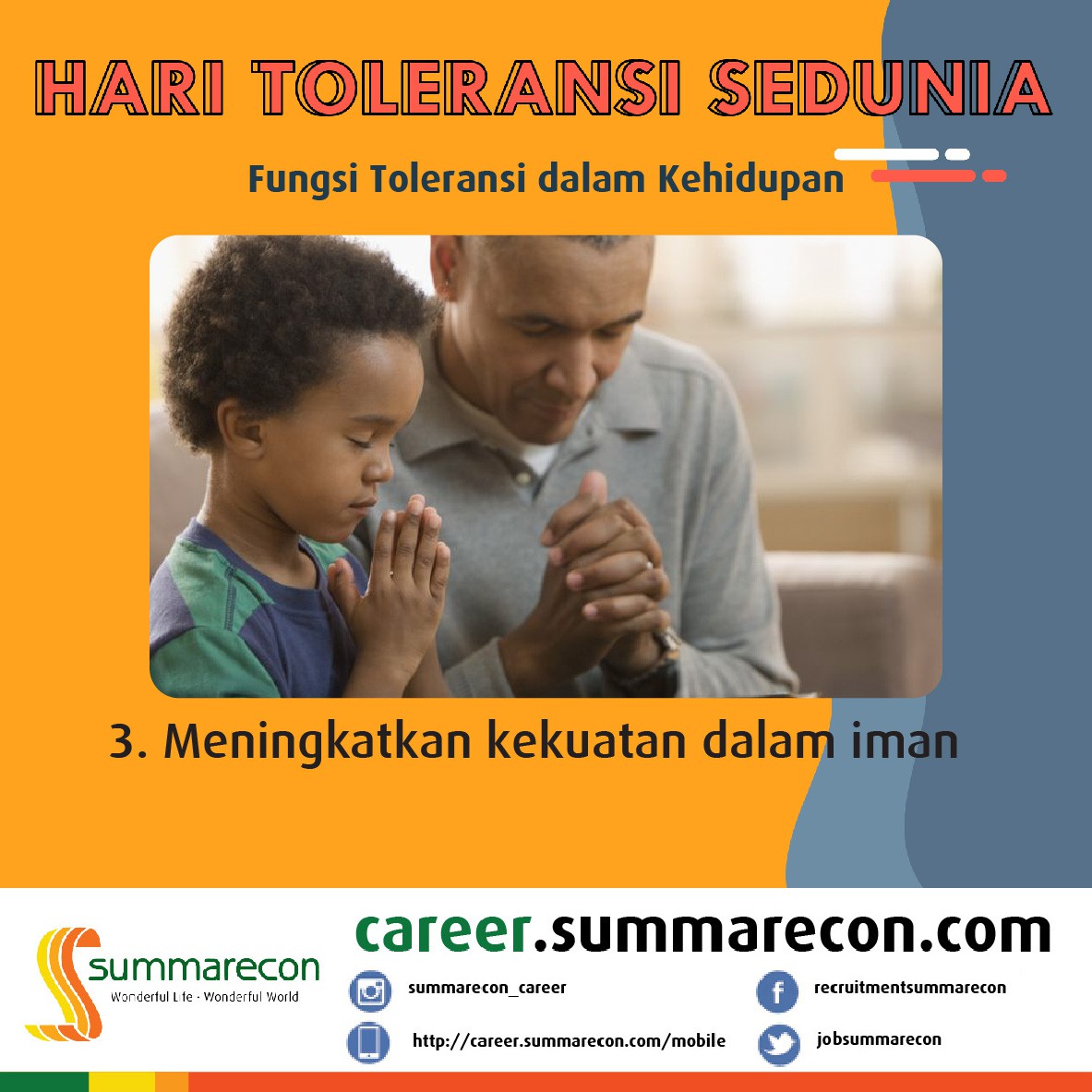 Trivia Toleransi: Fungsi Toleransi dalam Kehidupan (3/8)