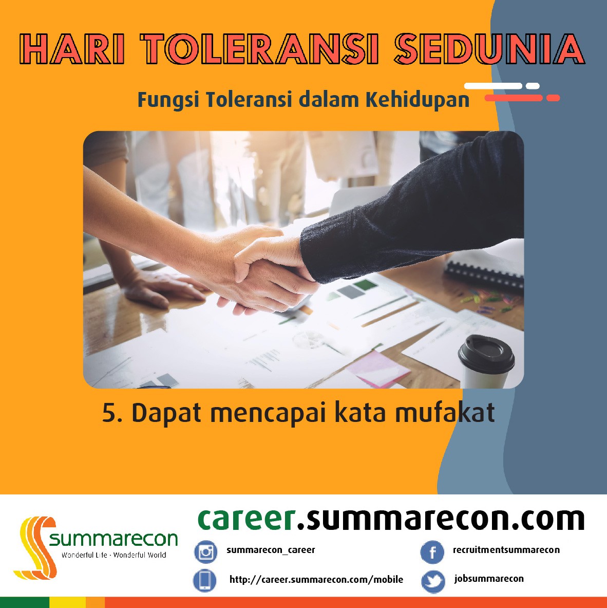 Trivia Toleransi: Fungsi Toleransi dalam Kehidupan (5/8)