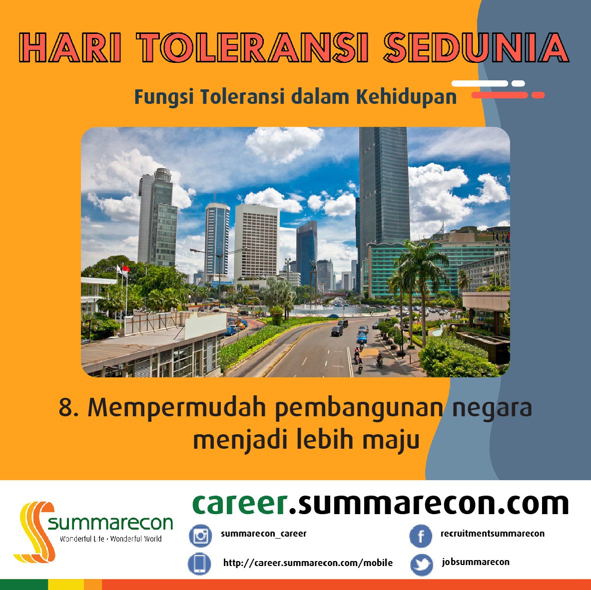 Trivia Toleransi: Fungsi Toleransi dalam Kehidupan (8/8)