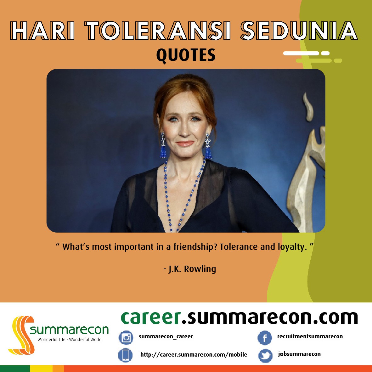 Trivia Toleransi: Quotes (J.K. Rowling)